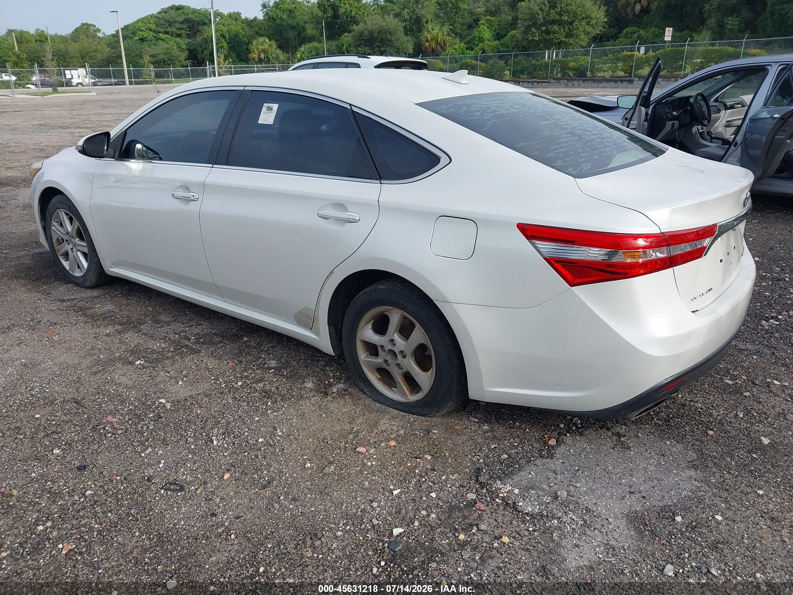 2013 Toyota Avalon Limited Белый vin: 4T1BK1EB8DU018632