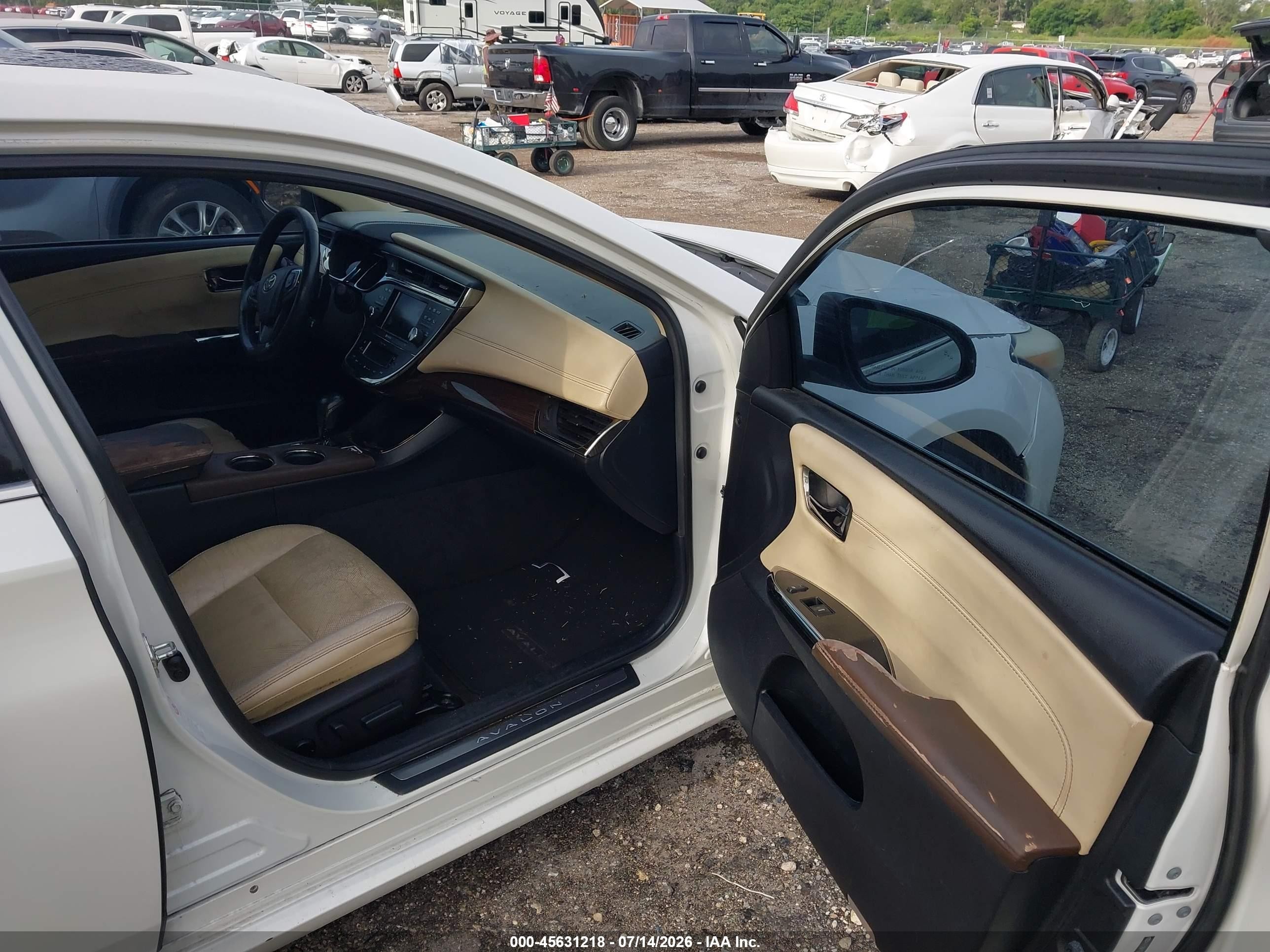 2013 Toyota Avalon Limited Белый vin: 4T1BK1EB8DU018632