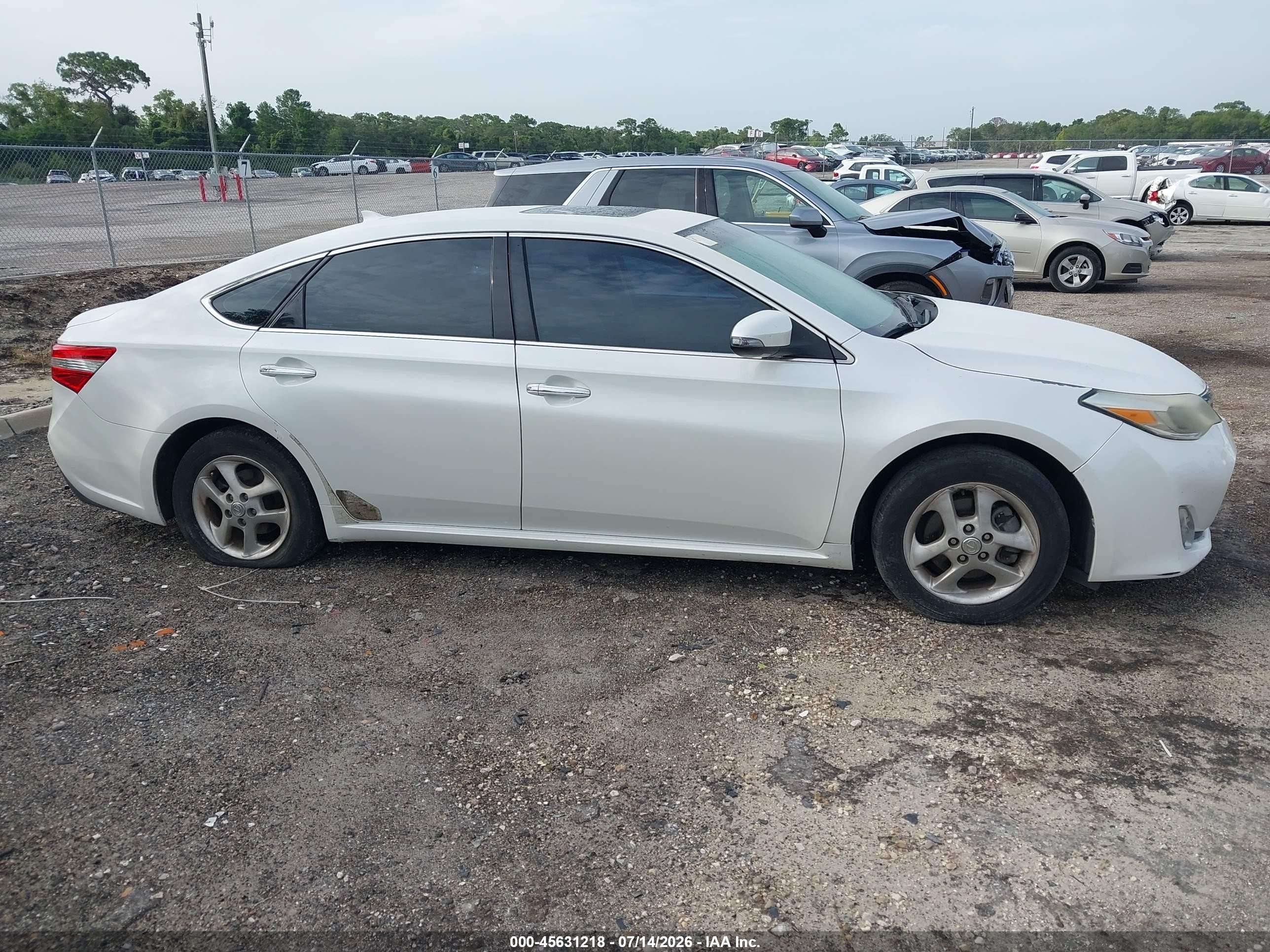 2013 Toyota Avalon Limited Белый vin: 4T1BK1EB8DU018632