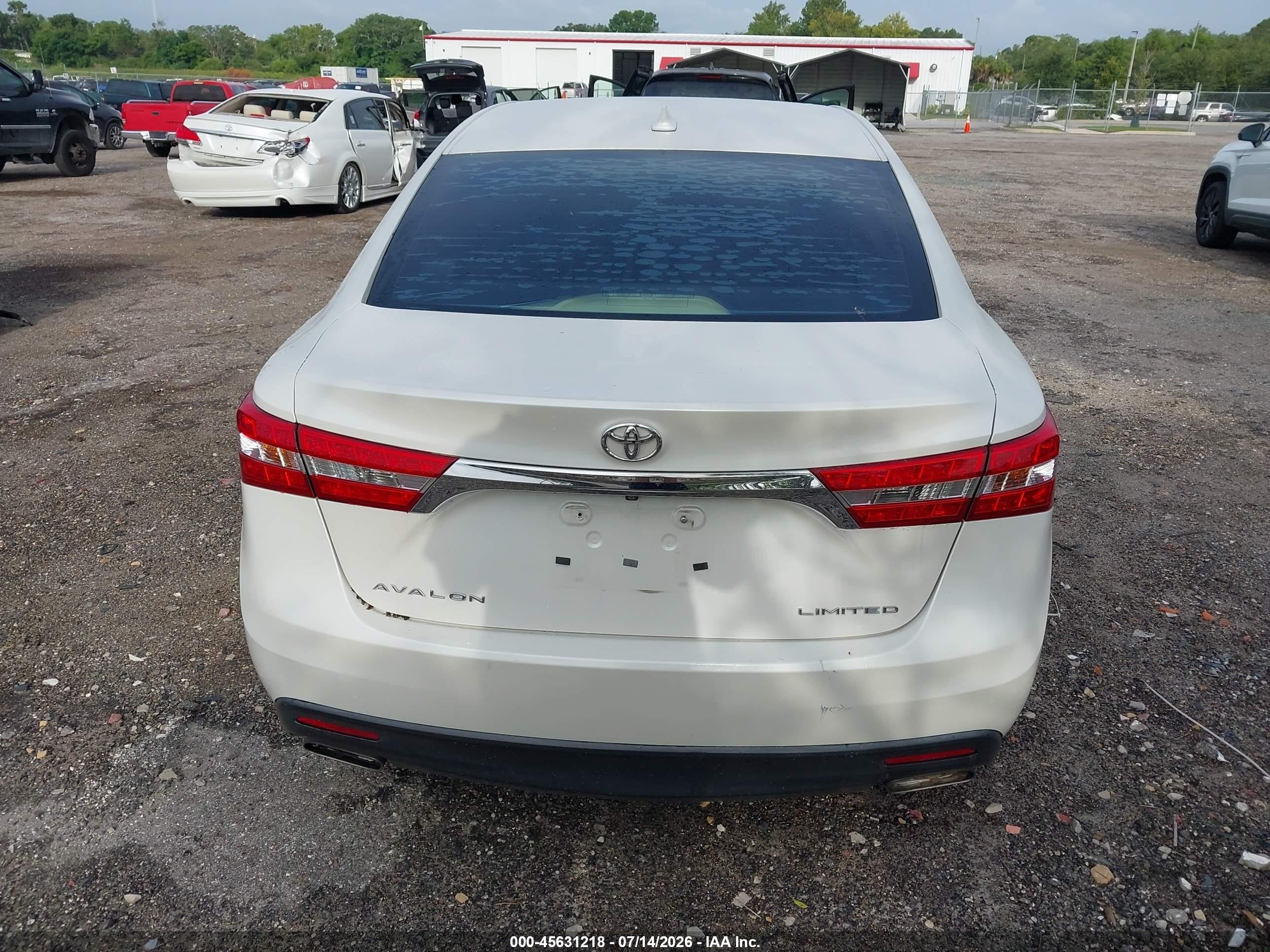2013 Toyota Avalon Limited Белый vin: 4T1BK1EB8DU018632
