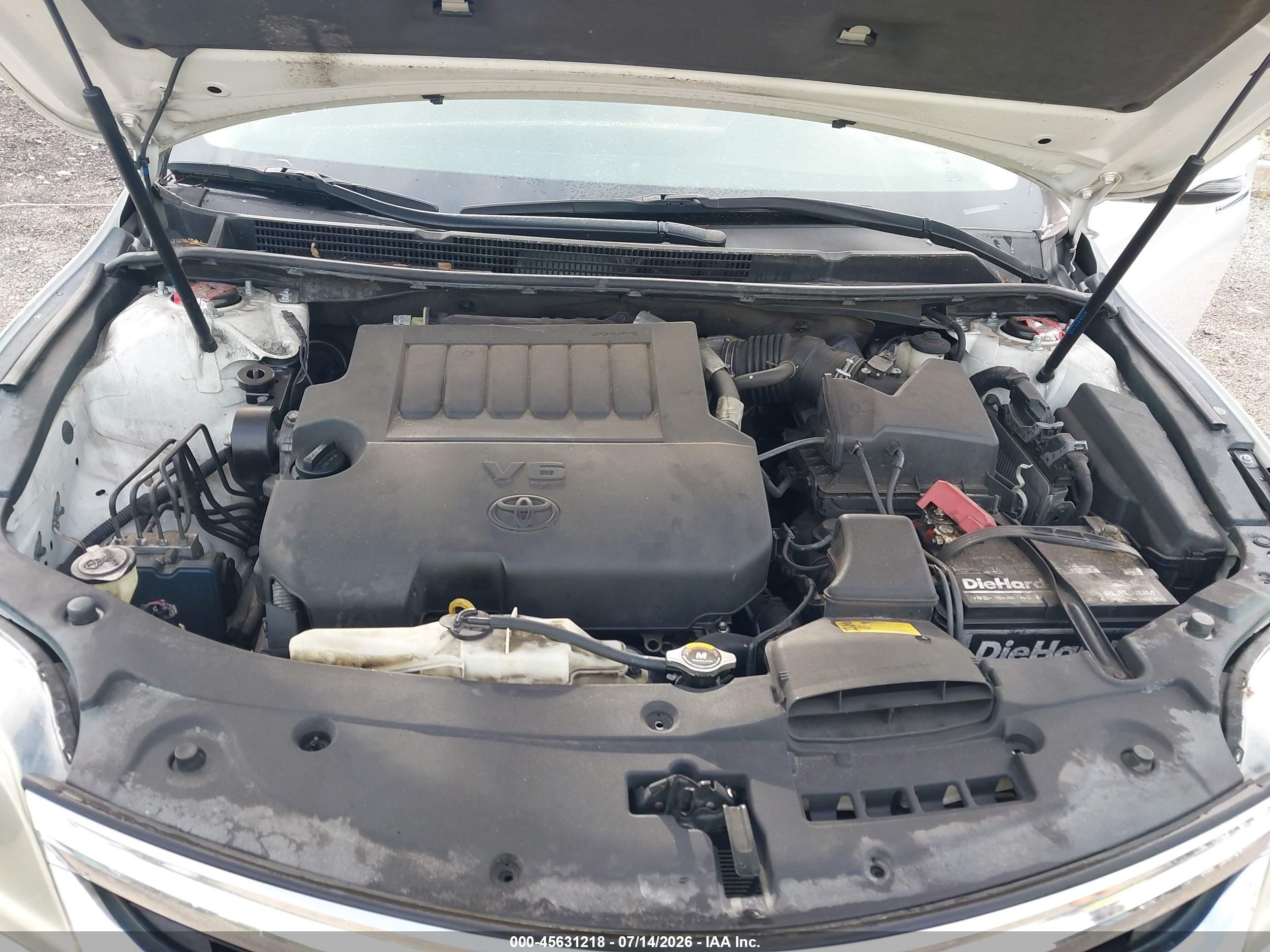 2013 Toyota Avalon Limited Белый vin: 4T1BK1EB8DU018632