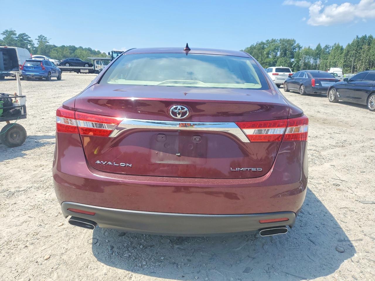 2013 Toyota Avalon Limited Burgundy vin: 4T1BK1EB8DU018811