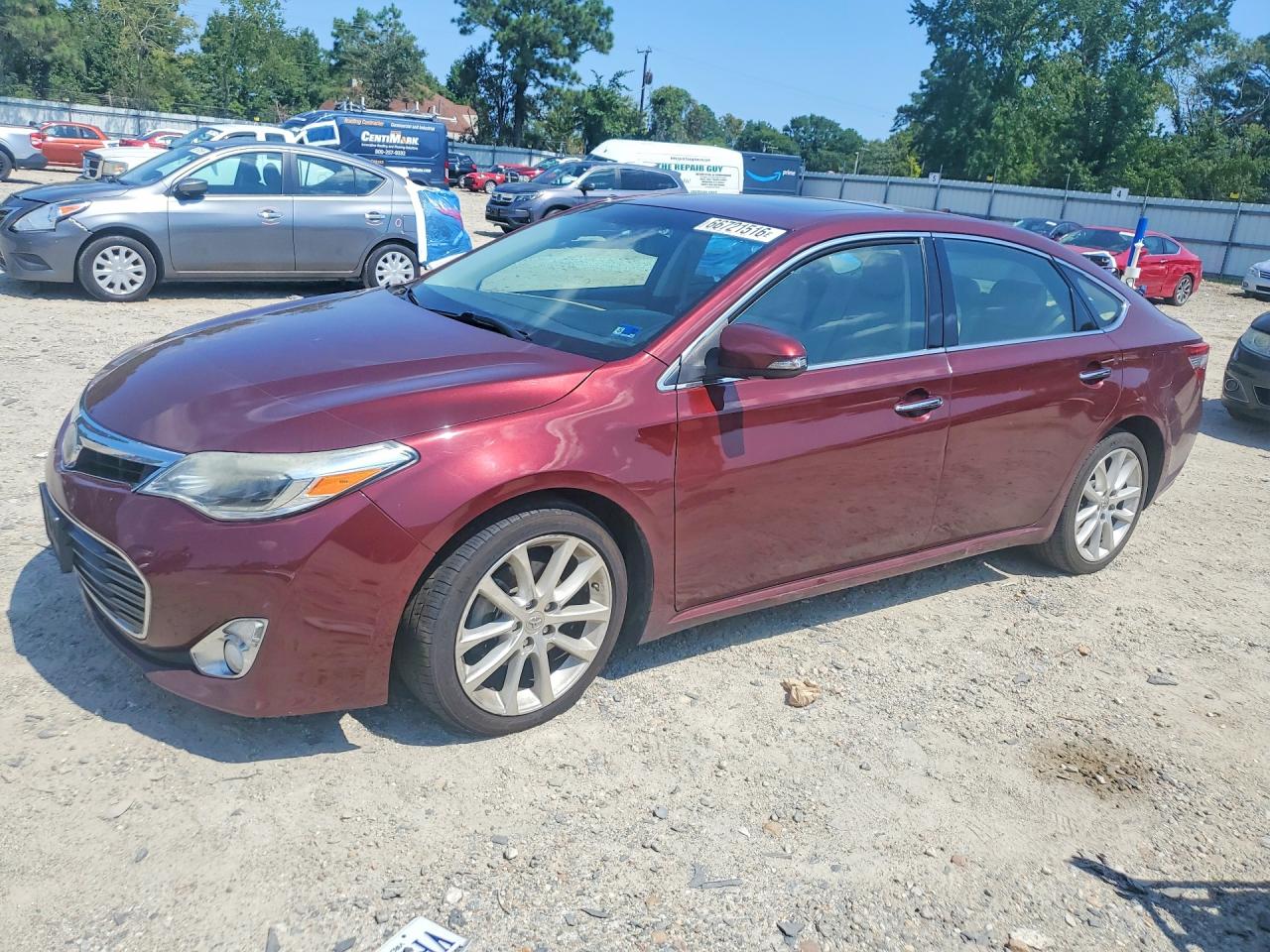 2013 Toyota Avalon Limited Burgundy vin: 4T1BK1EB8DU018811