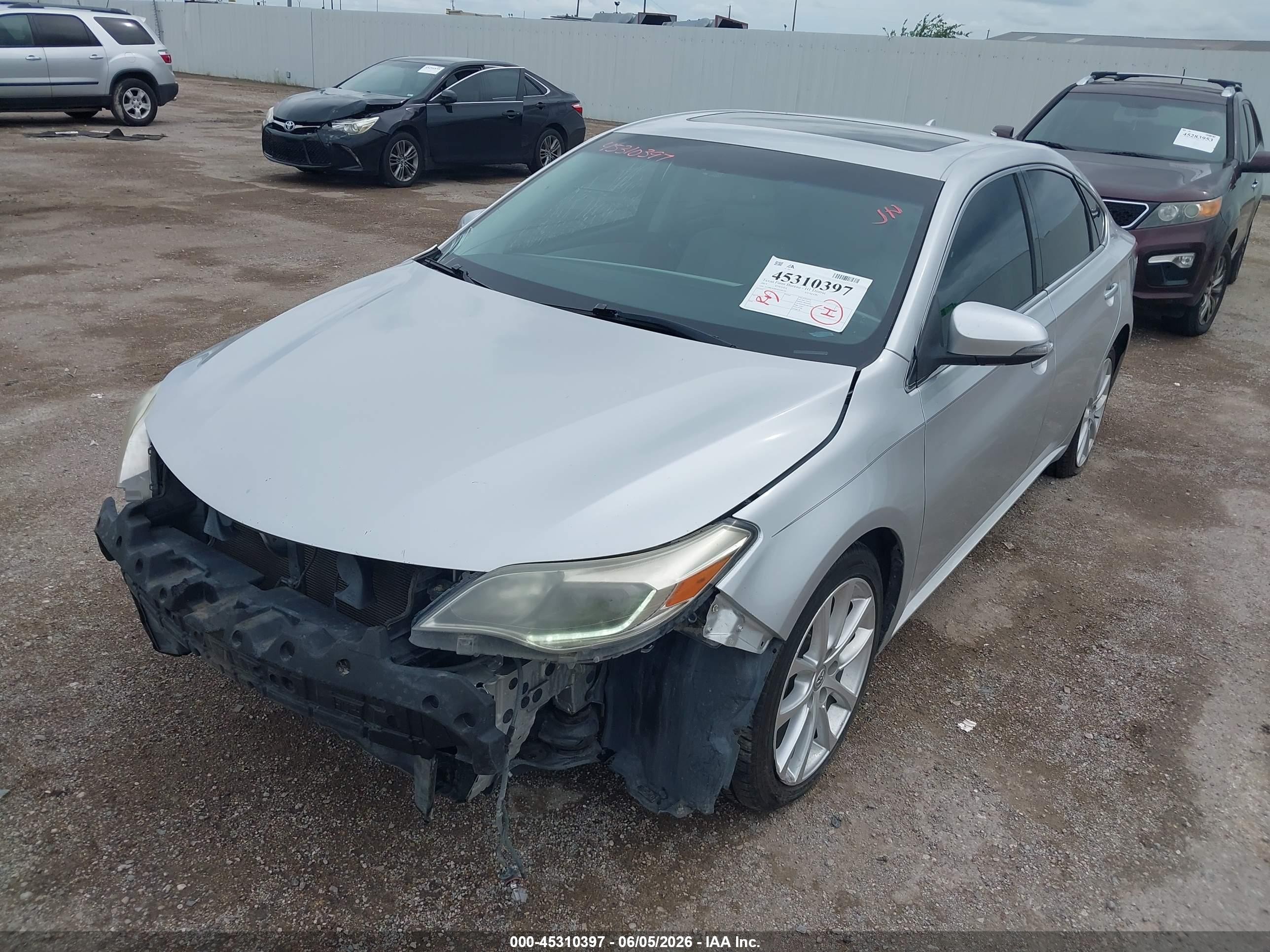 2013 Toyota Avalon Limited Silver vin: 4T1BK1EB8DU038136