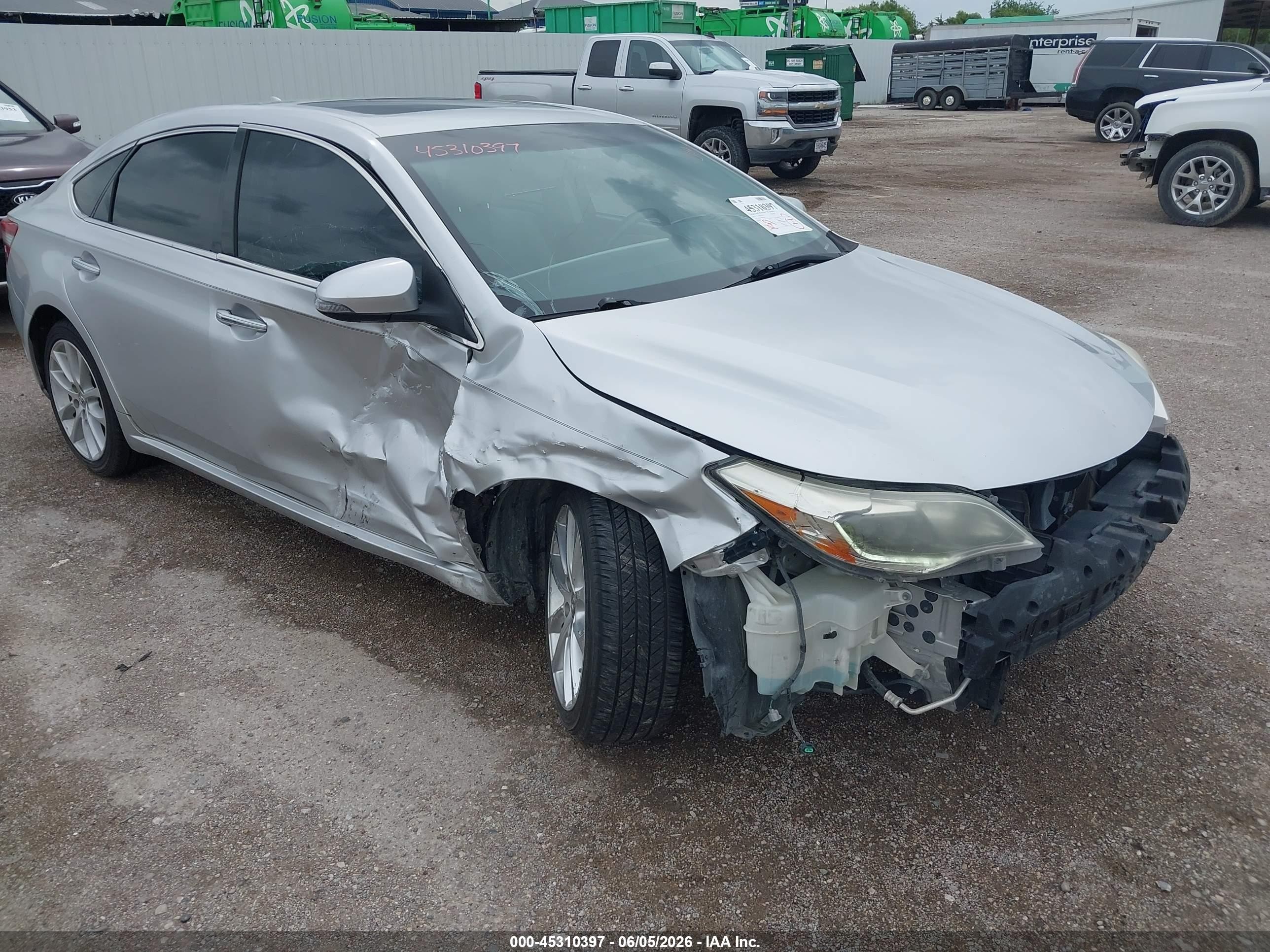 2013 Toyota Avalon Limited Silver vin: 4T1BK1EB8DU038136