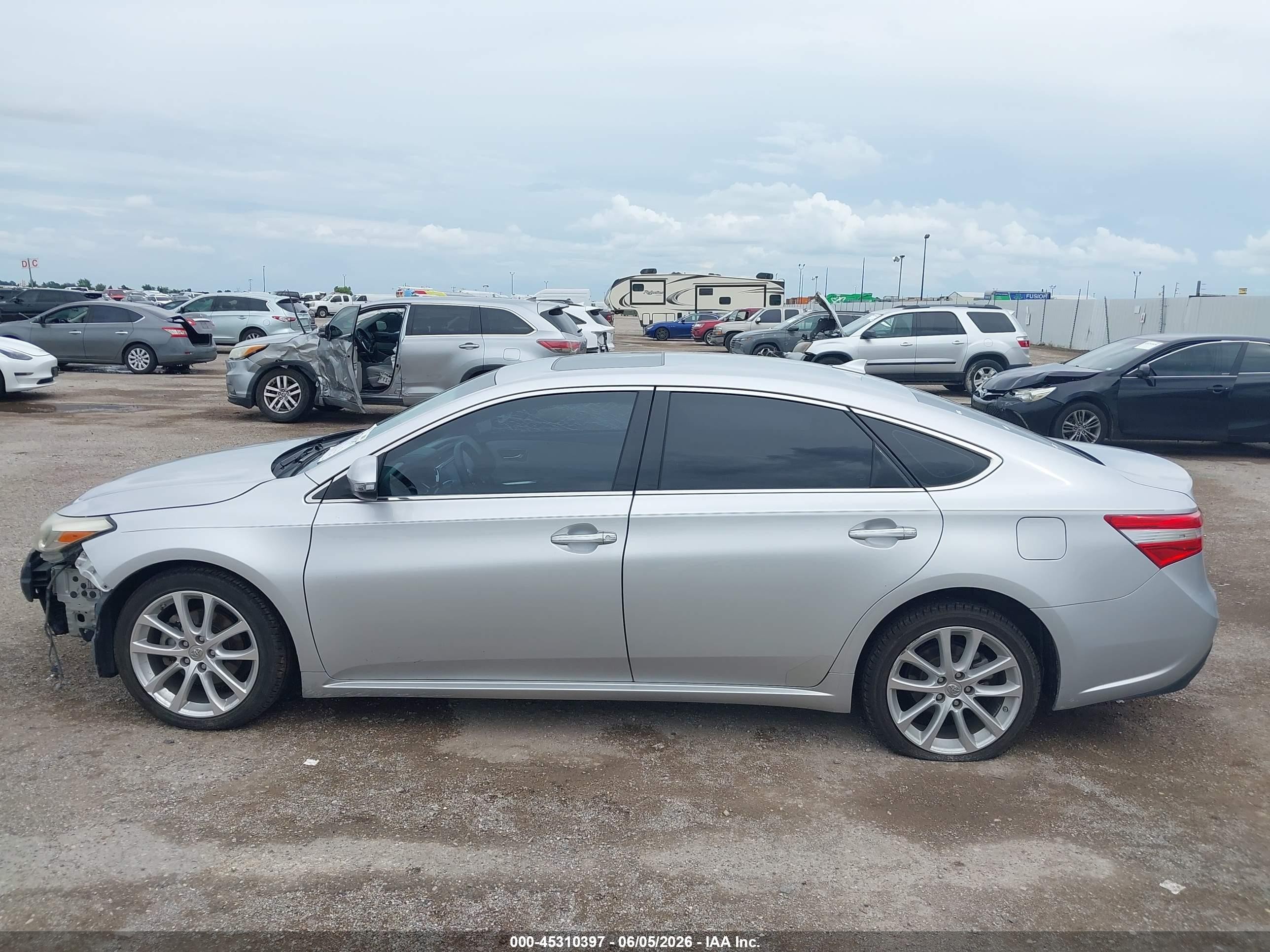 2013 Toyota Avalon Limited Silver vin: 4T1BK1EB8DU038136