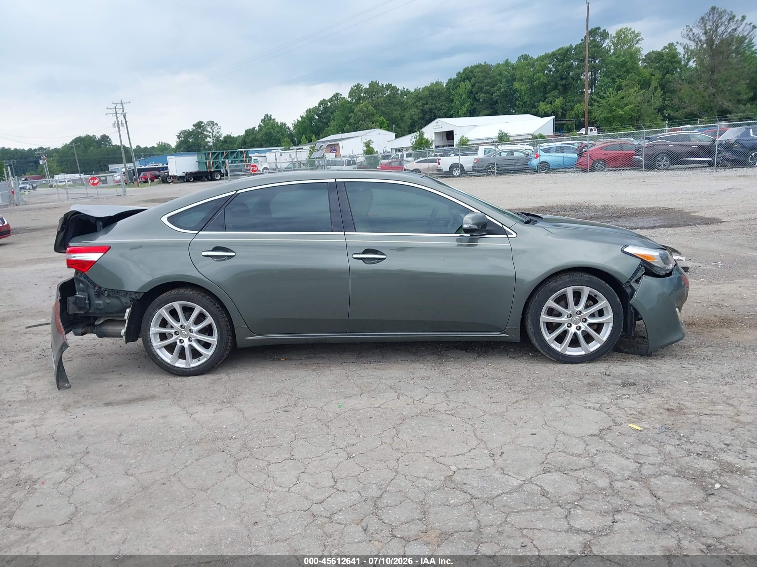 2013 Toyota Avalon Xle Touring Зеленый vin: 4T1BK1EB8DU044860