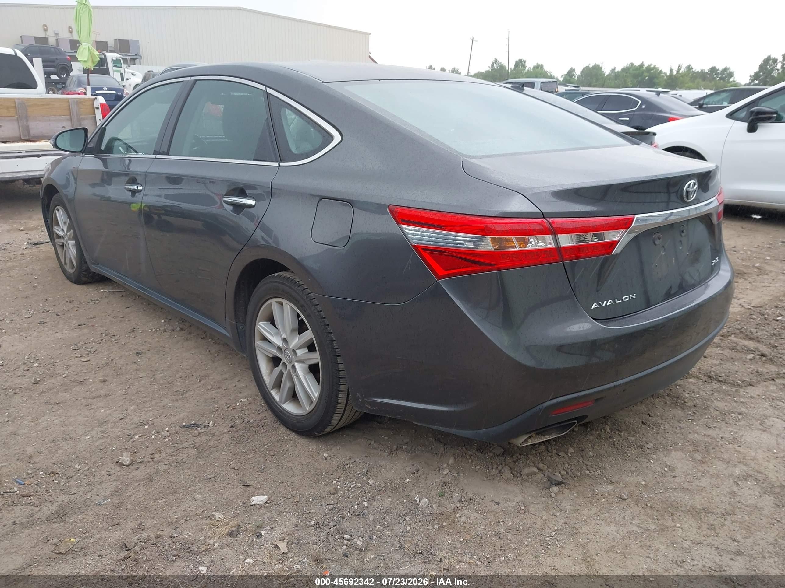 2013 Toyota Avalon Xle Gray vin: 4T1BK1EB8DU048472
