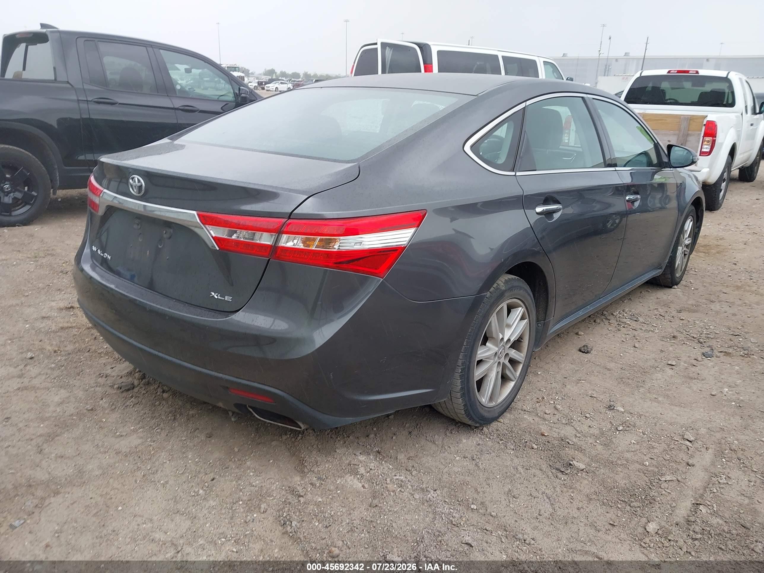 2013 Toyota Avalon Xle Gray vin: 4T1BK1EB8DU048472