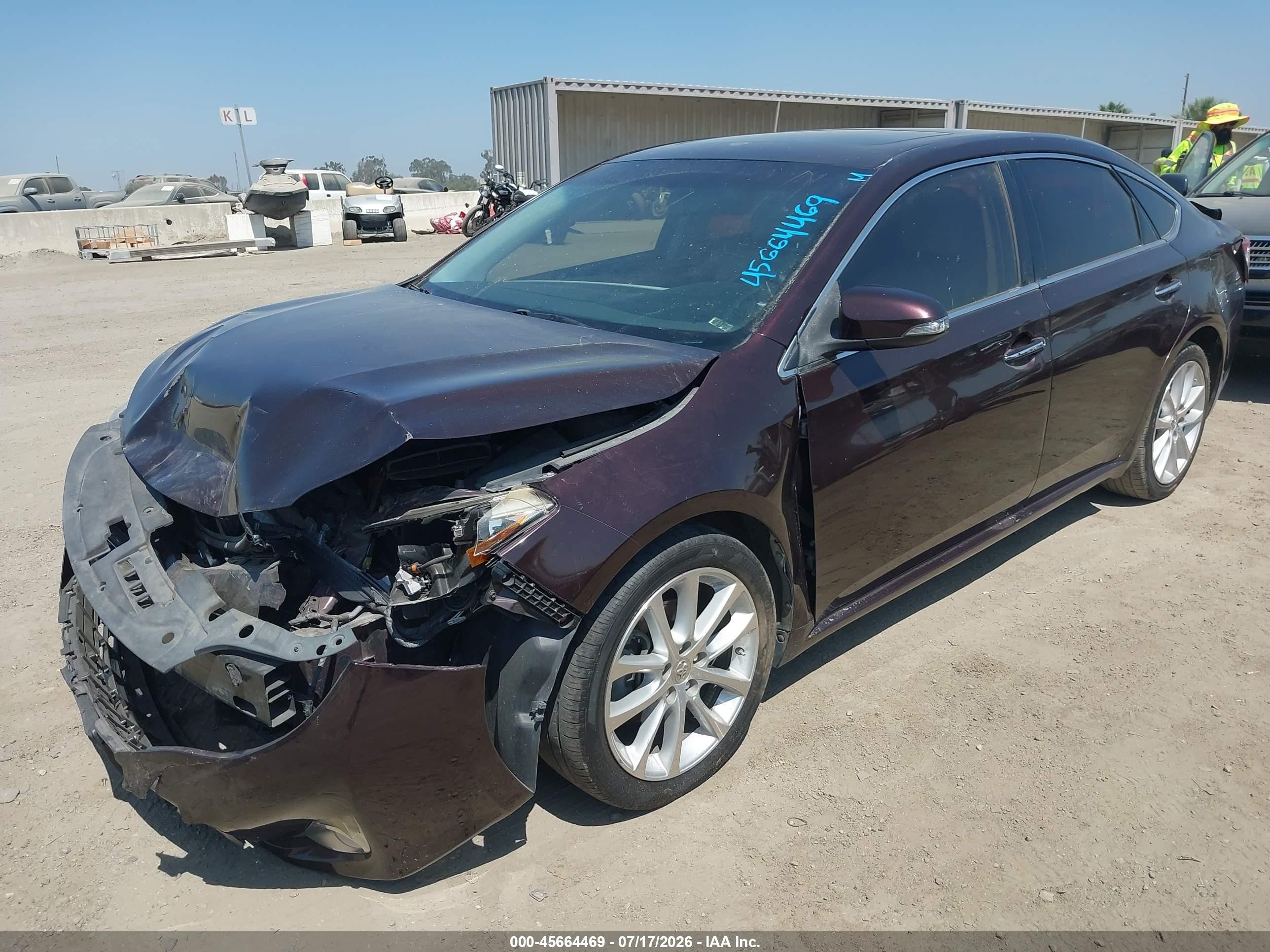 2013 Toyota Avalon Xle Touring Burgundy vin: 4T1BK1EB8DU050240