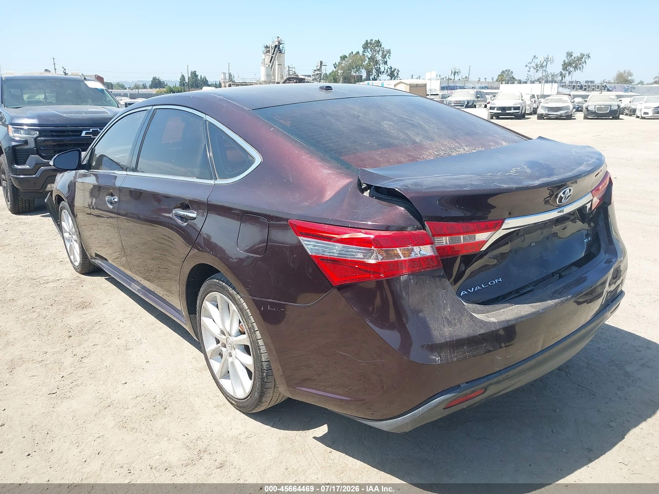 2013 Toyota Avalon Xle Touring Burgundy vin: 4T1BK1EB8DU050240