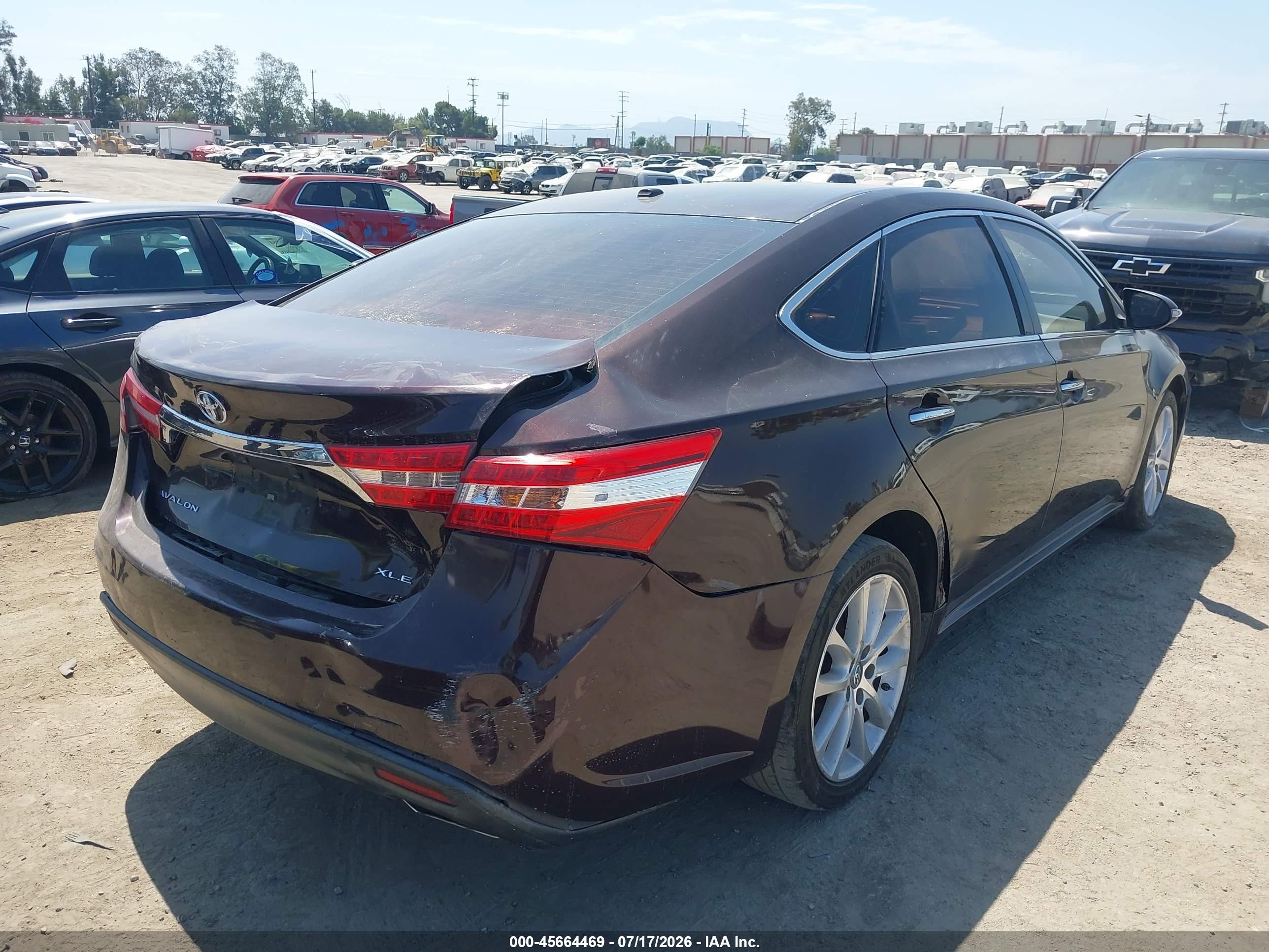 2013 Toyota Avalon Xle Touring Burgundy vin: 4T1BK1EB8DU050240
