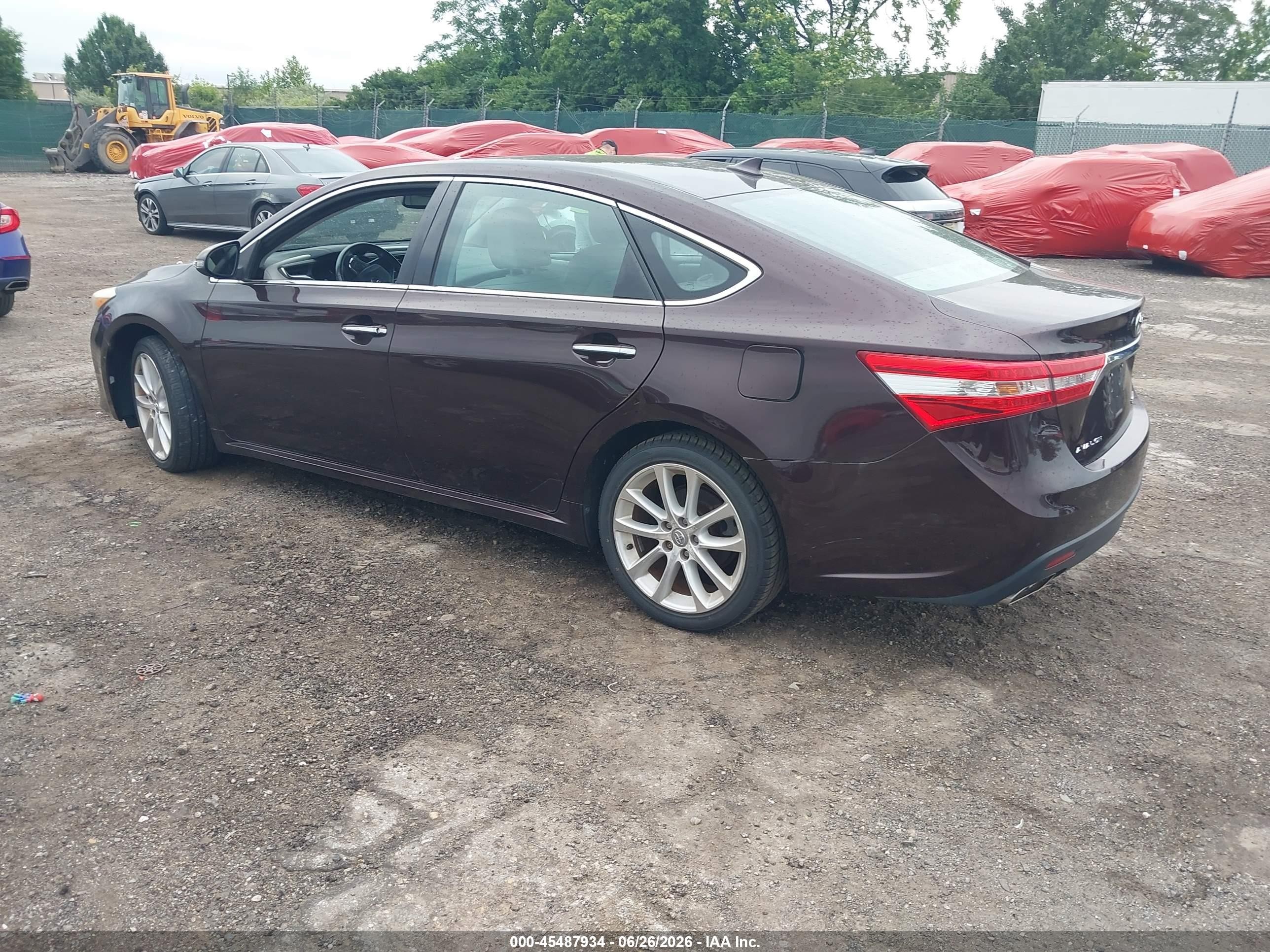 2013 Toyota Avalon Limited Maroon vin: 4T1BK1EB8DU057365