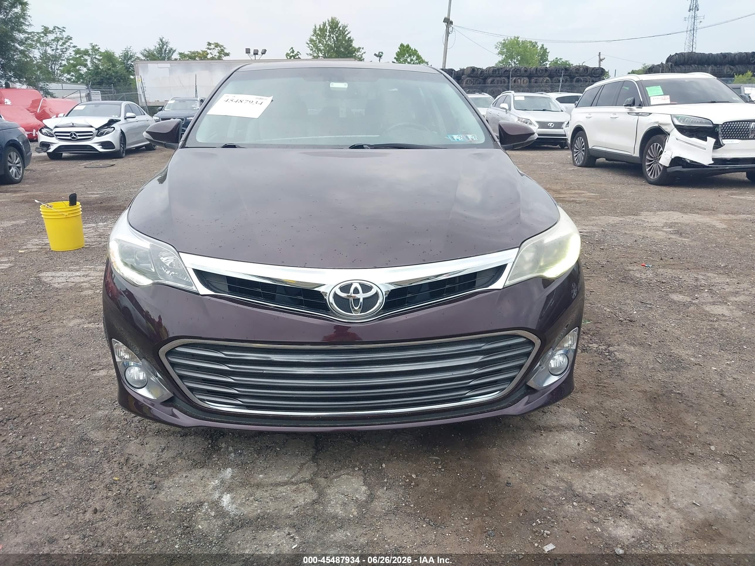 2013 Toyota Avalon Limited Maroon vin: 4T1BK1EB8DU057365