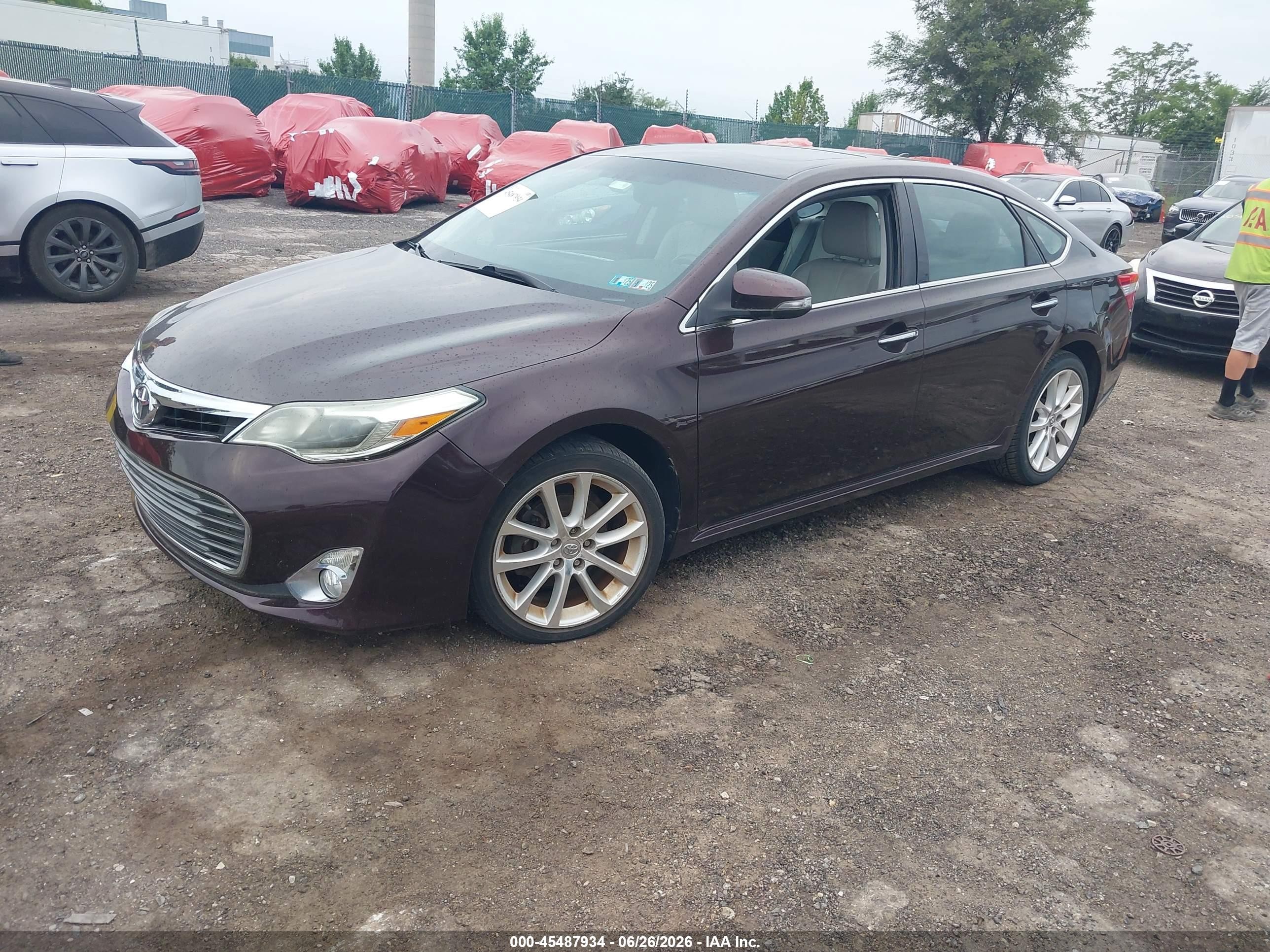 2013 Toyota Avalon Limited Maroon vin: 4T1BK1EB8DU057365