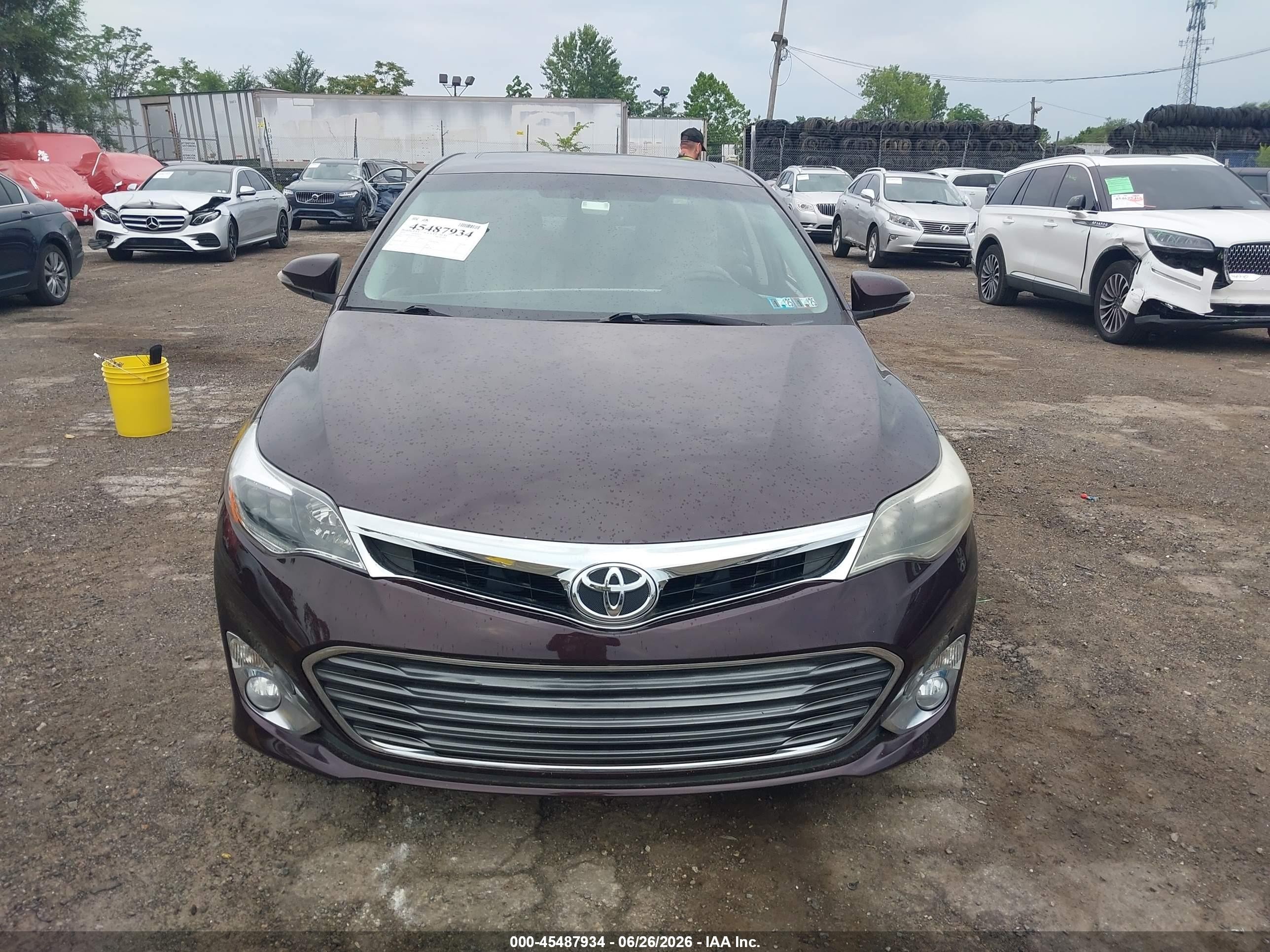 2013 Toyota Avalon Limited Maroon vin: 4T1BK1EB8DU057365