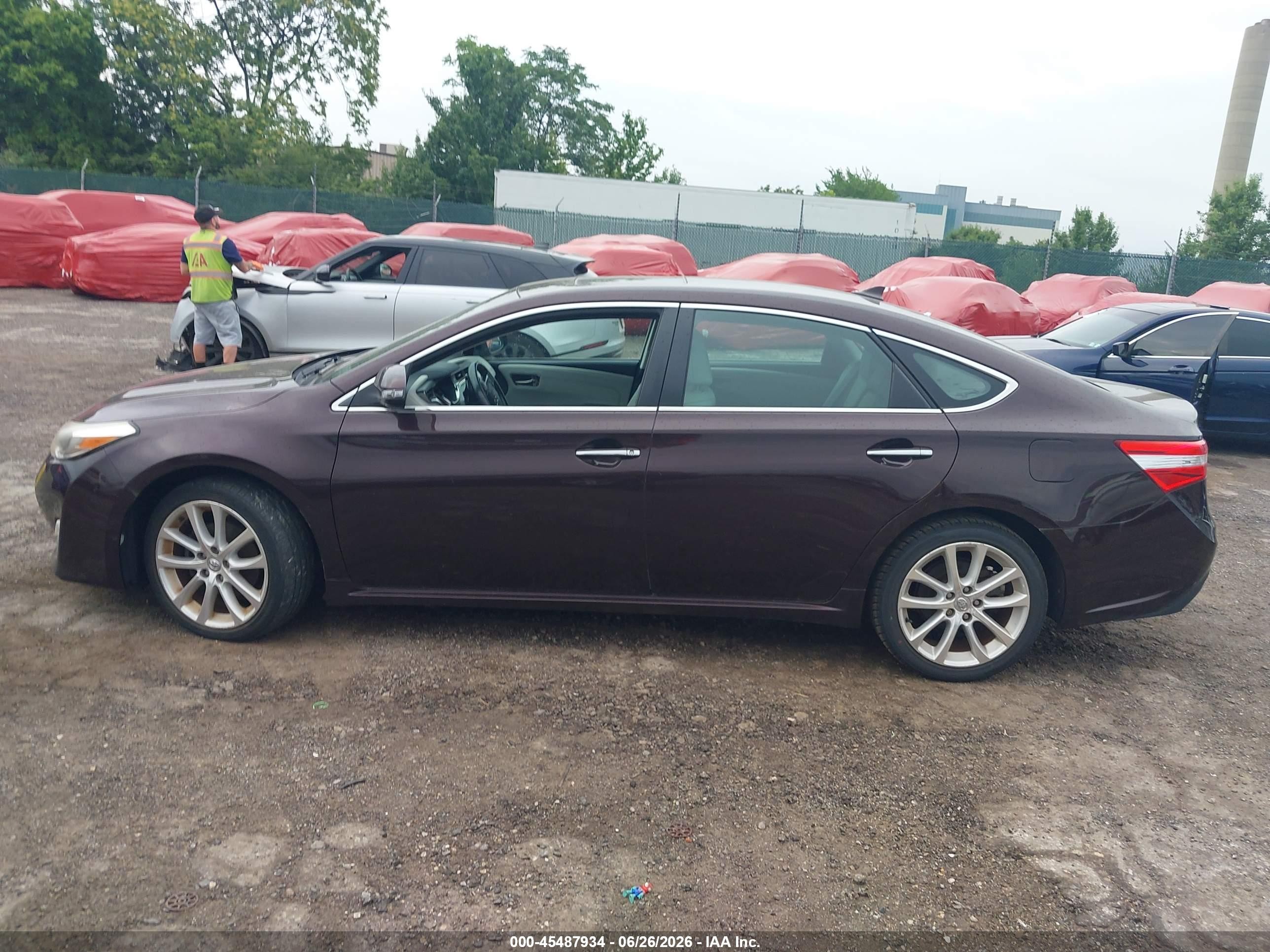 2013 Toyota Avalon Limited Maroon vin: 4T1BK1EB8DU057365