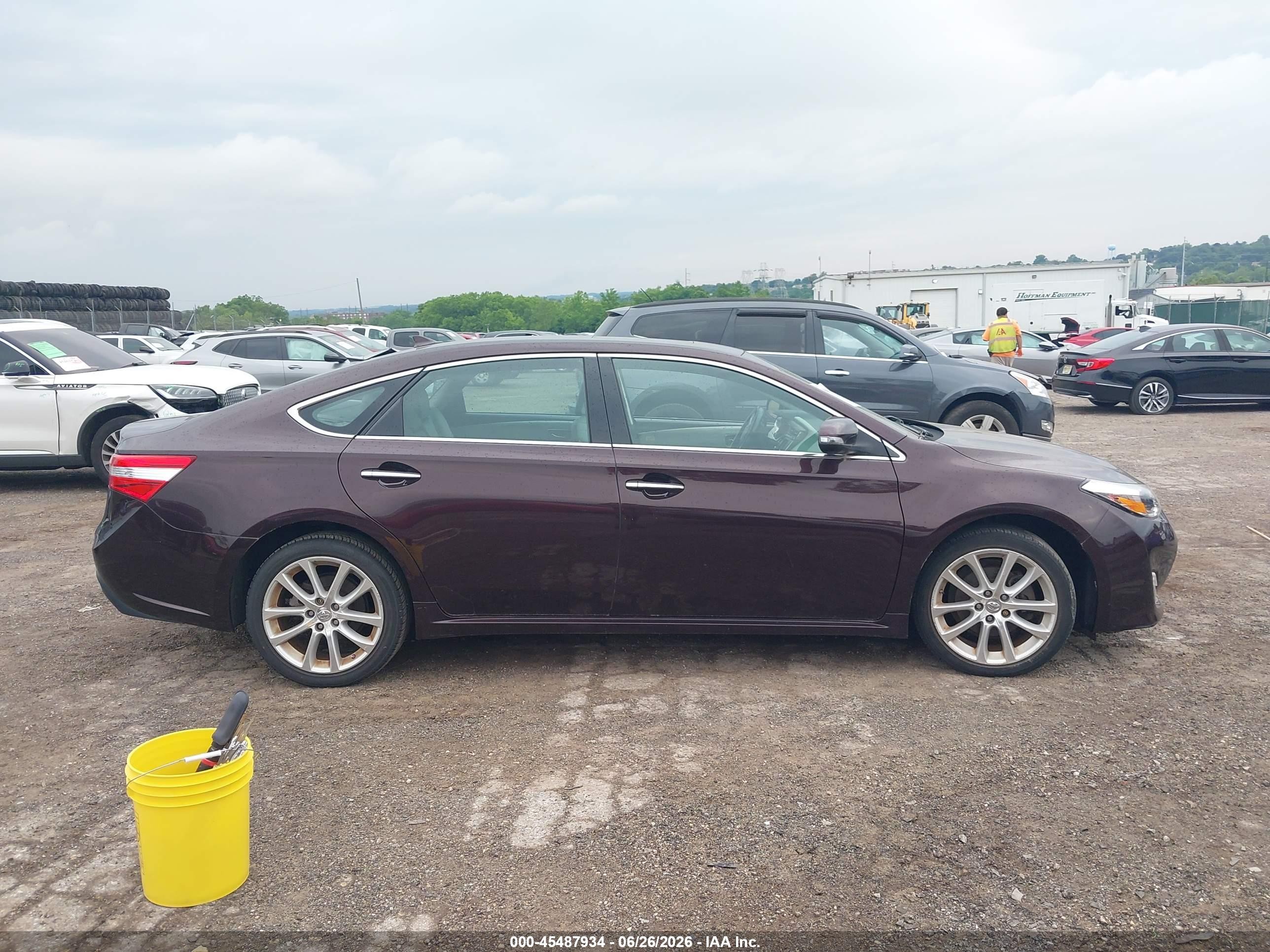2013 Toyota Avalon Limited Maroon vin: 4T1BK1EB8DU057365