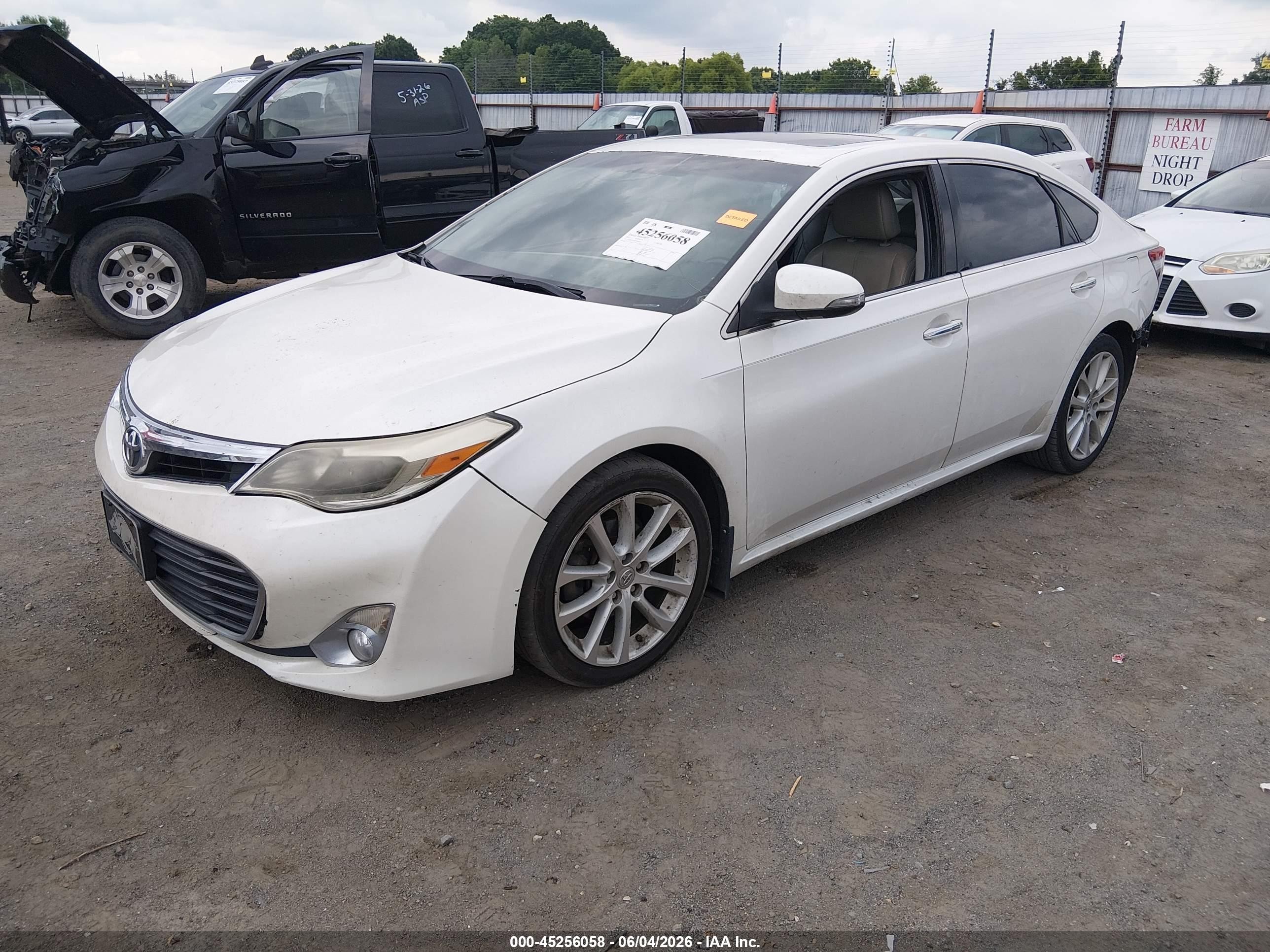 2013 Toyota Avalon Limited White vin: 4T1BK1EB8DU060900