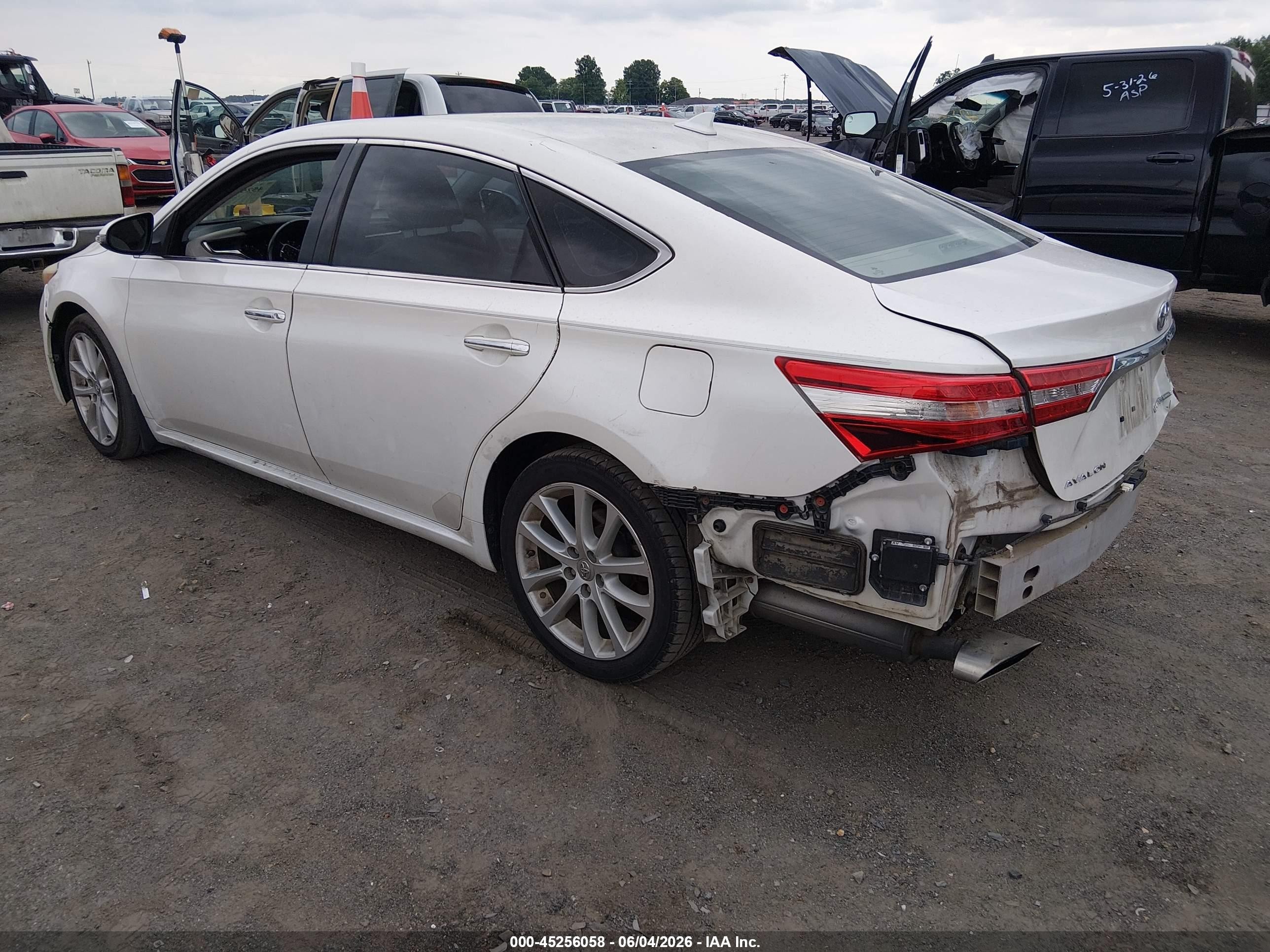 2013 Toyota Avalon Limited White vin: 4T1BK1EB8DU060900