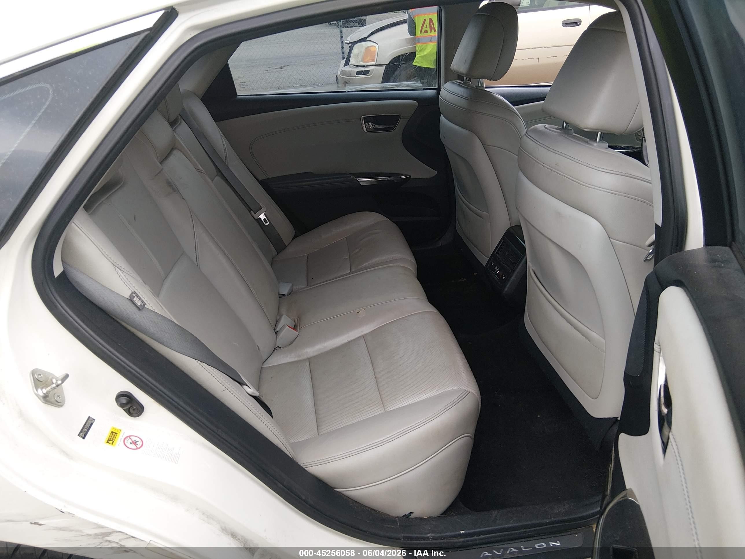 2013 Toyota Avalon Limited White vin: 4T1BK1EB8DU060900