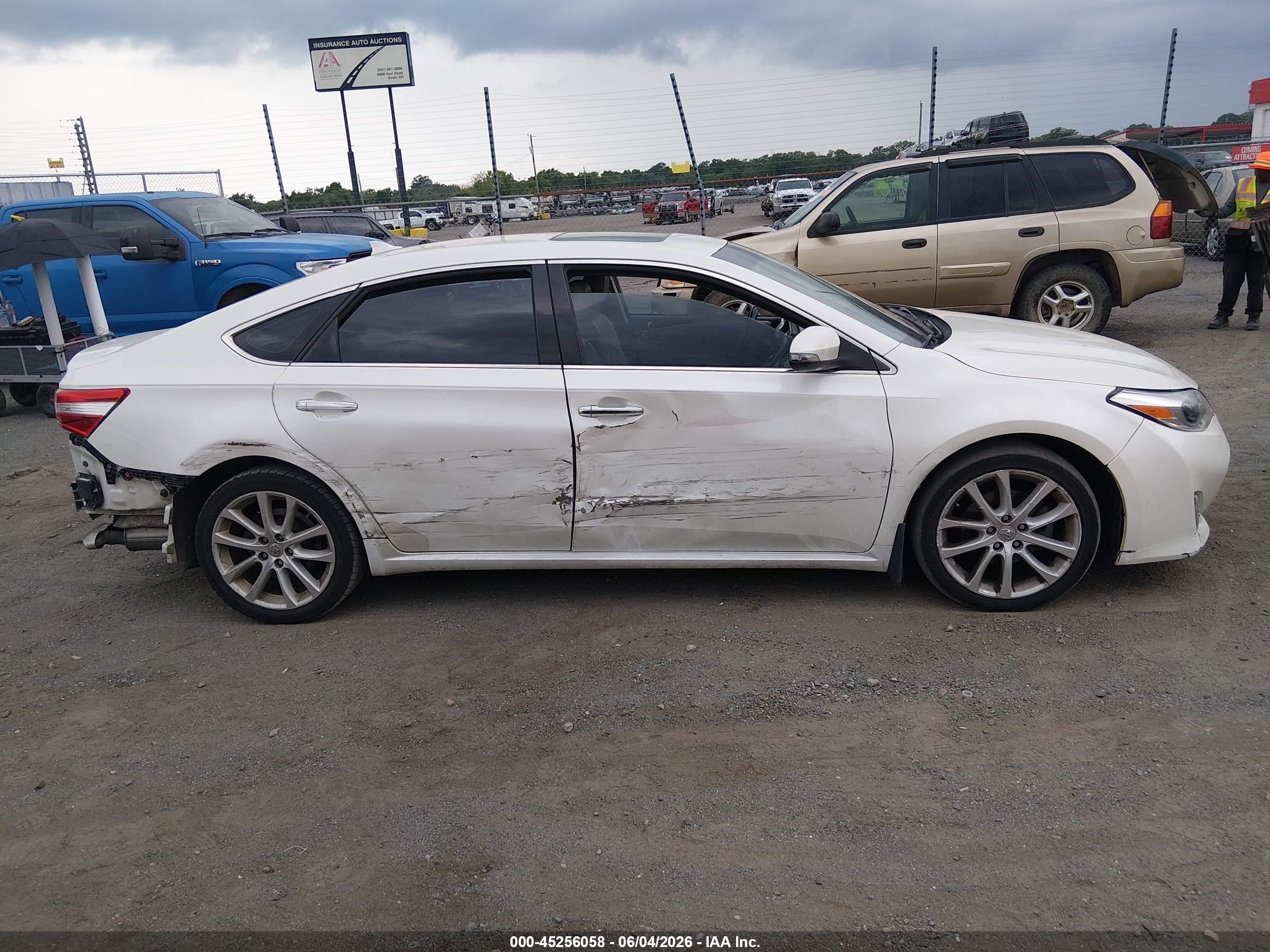 2013 Toyota Avalon Limited White vin: 4T1BK1EB8DU060900