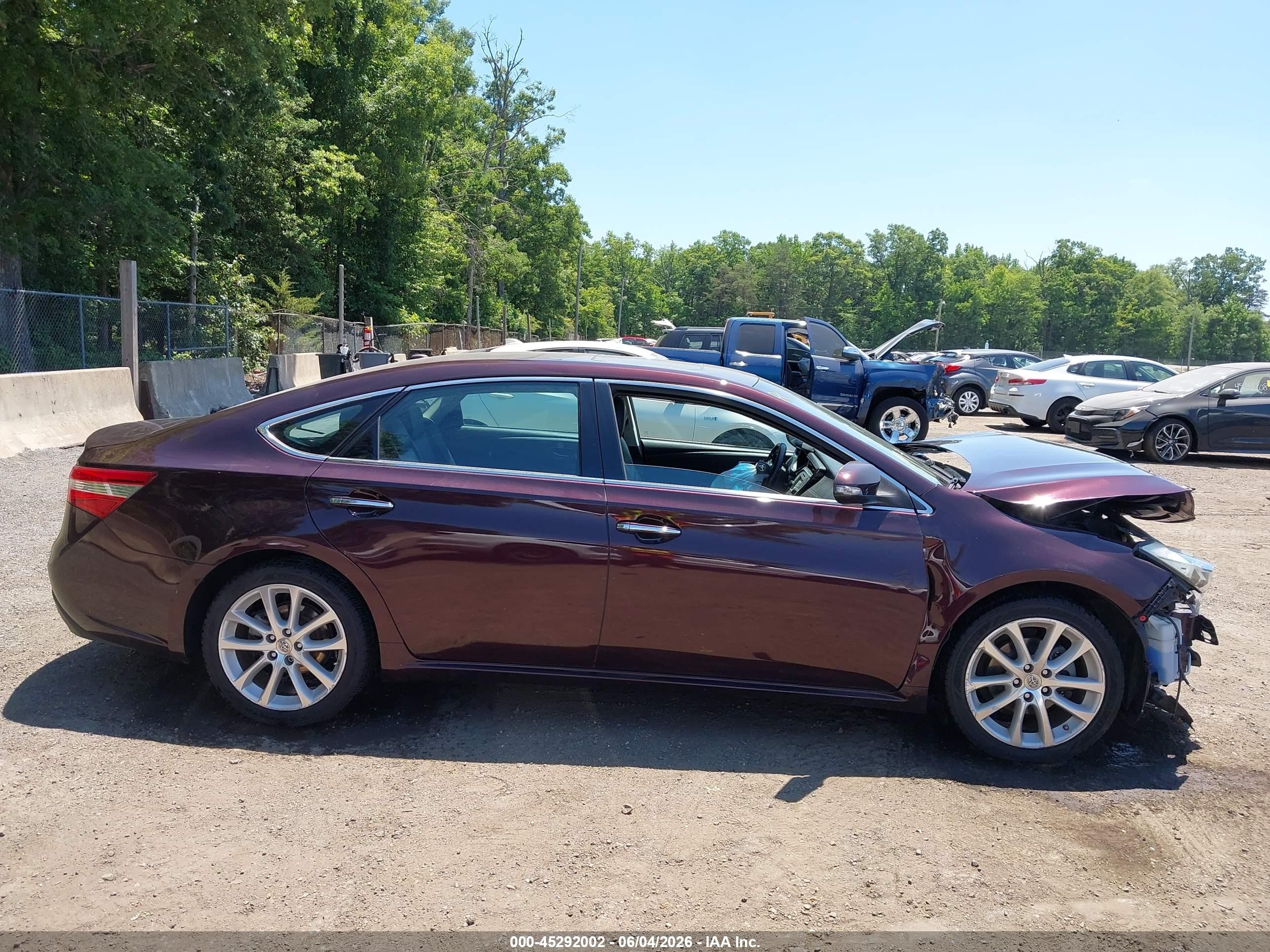 2013 Toyota Avalon Xle Touring Фиолетовый vin: 4T1BK1EB8DU066115