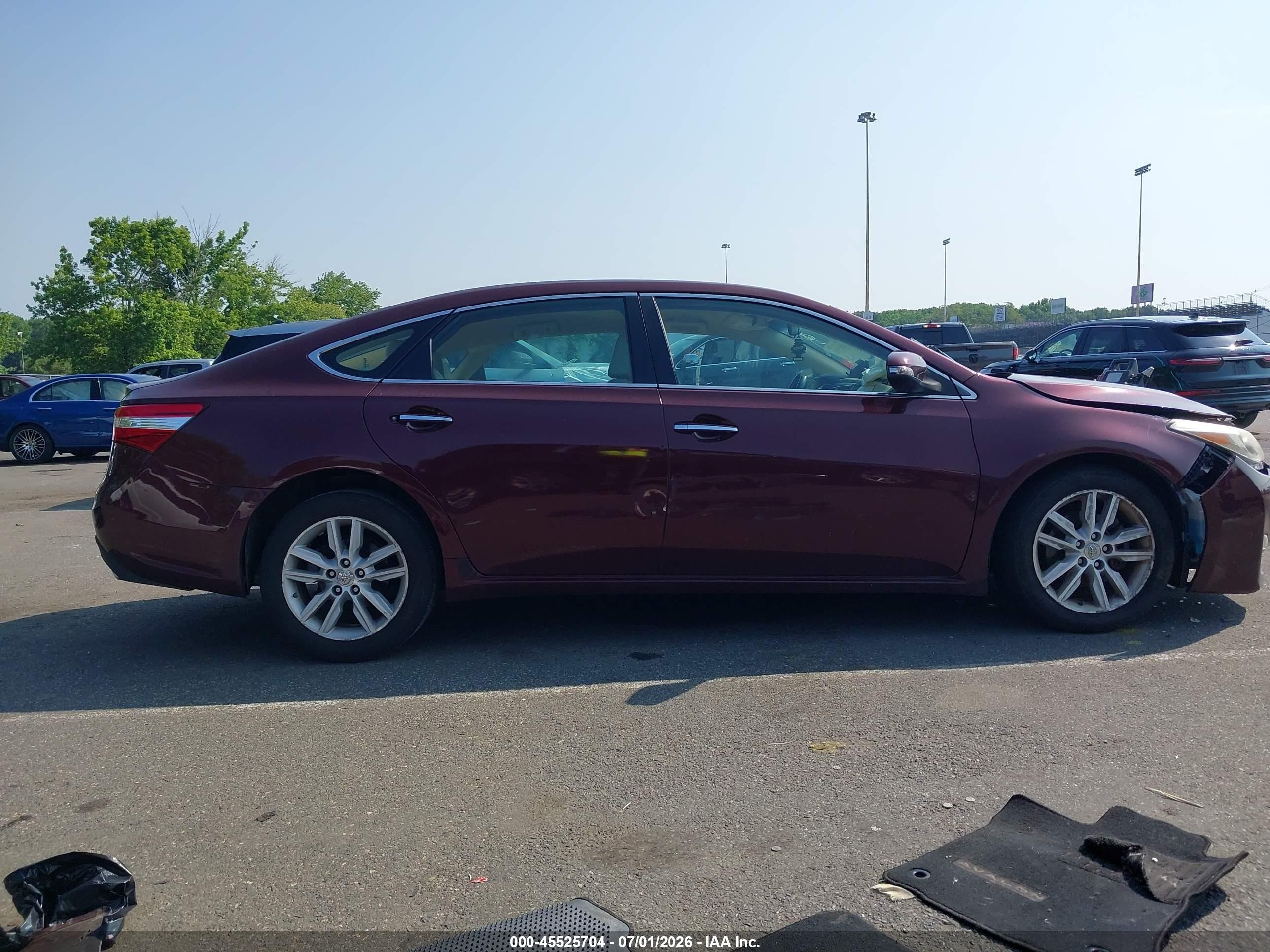 2013 Toyota Avalon Xle Красный vin: 4T1BK1EB8DU067362