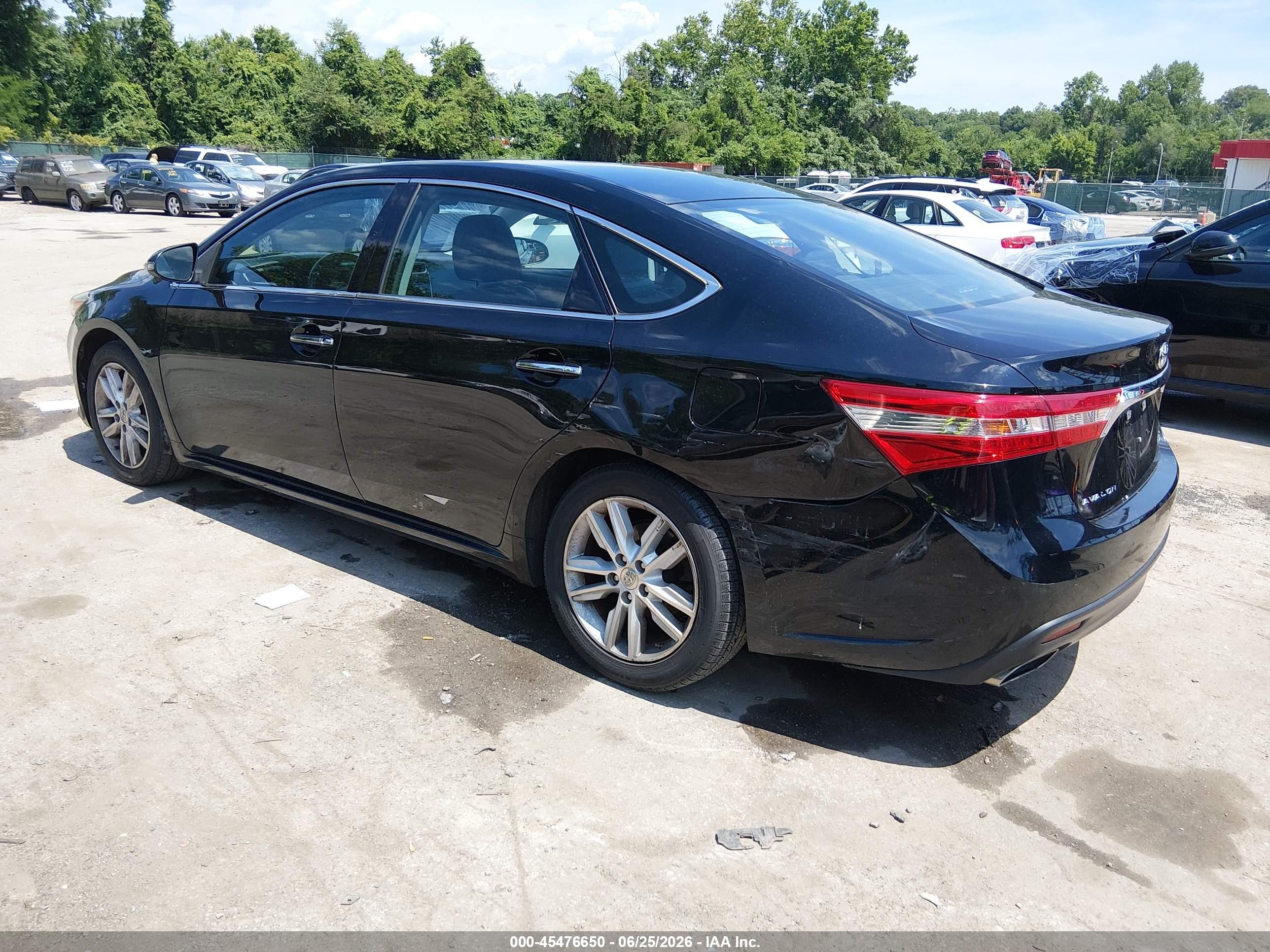 2013 Toyota Avalon Xle Black vin: 4T1BK1EB8DU076448