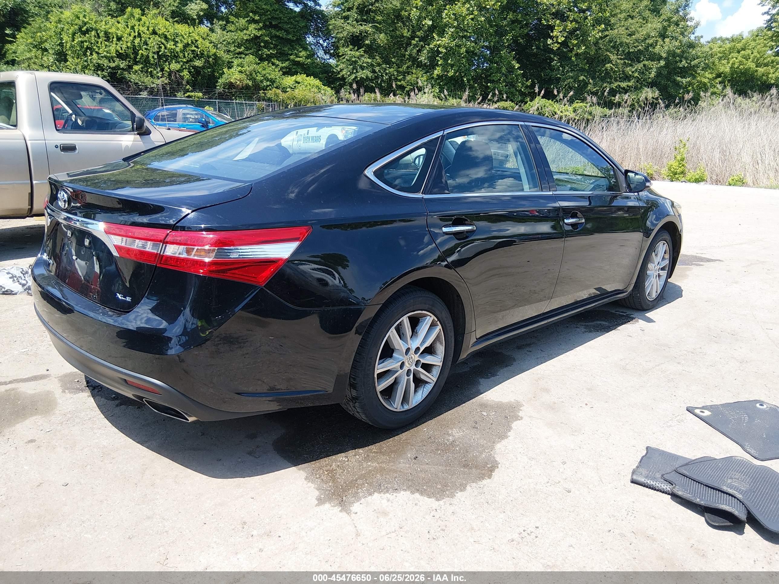 2013 Toyota Avalon Xle Black vin: 4T1BK1EB8DU076448