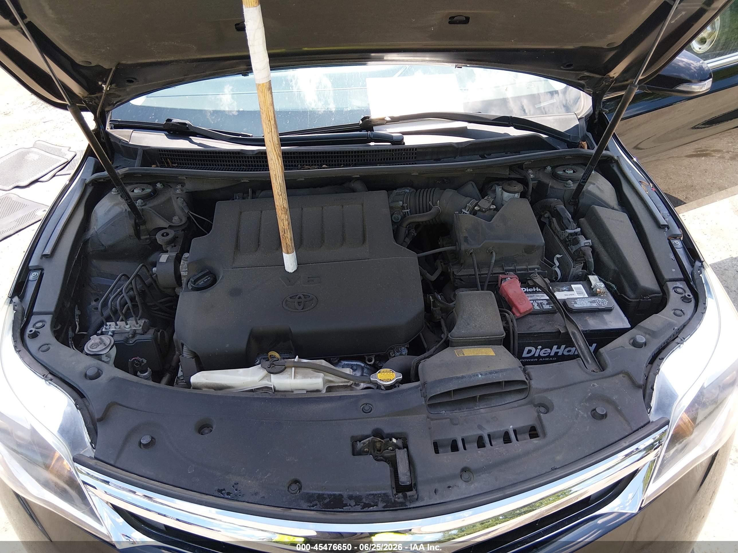 2013 Toyota Avalon Xle Black vin: 4T1BK1EB8DU076448