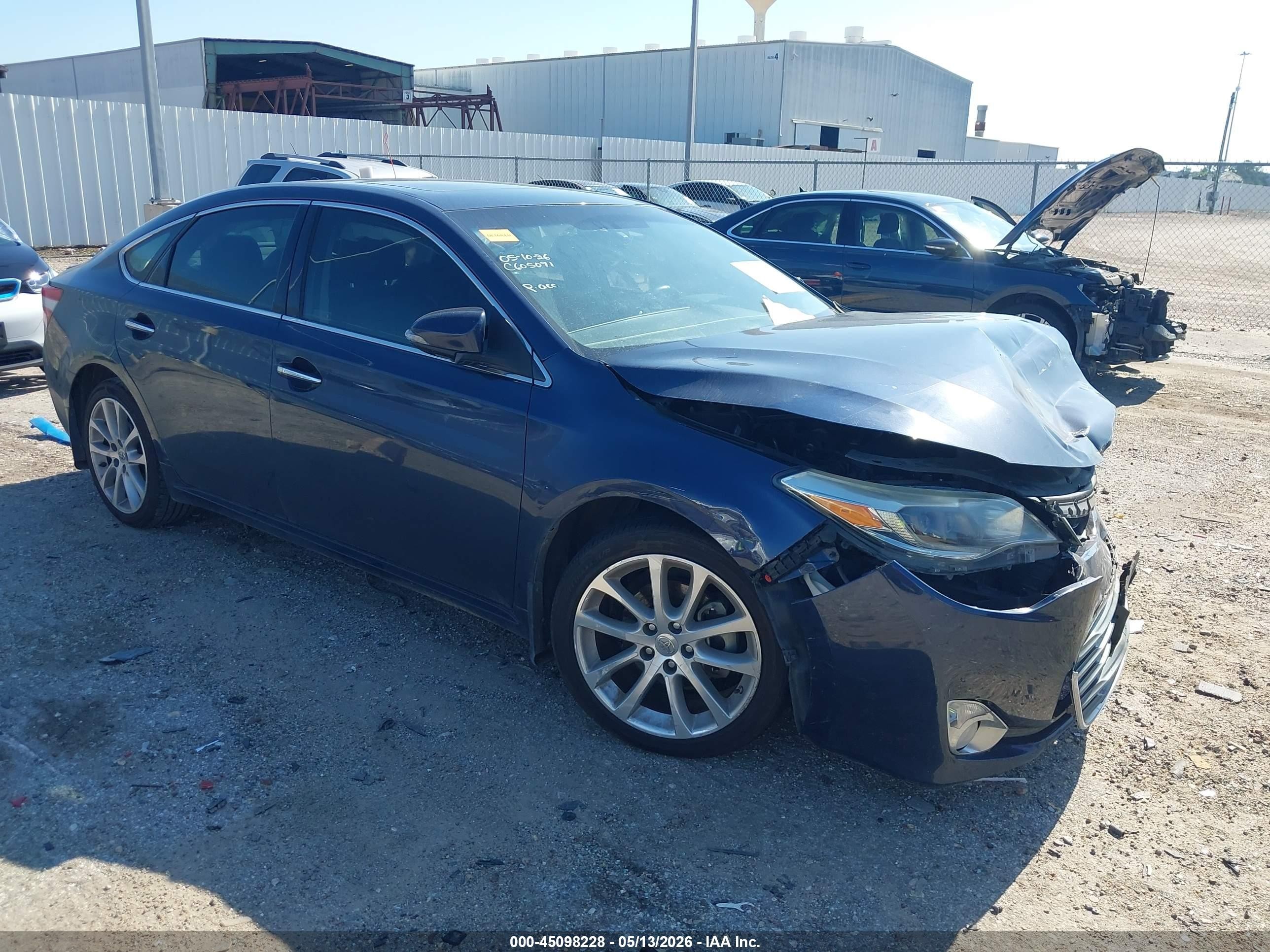 2014 Toyota Avalon Limited Синий vin: 4T1BK1EB8EU085720