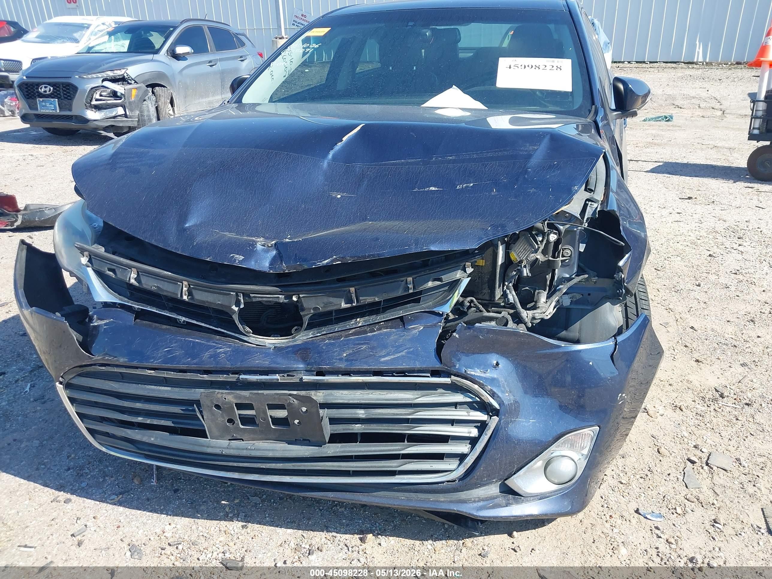 2014 Toyota Avalon Limited Blue vin: 4T1BK1EB8EU085720