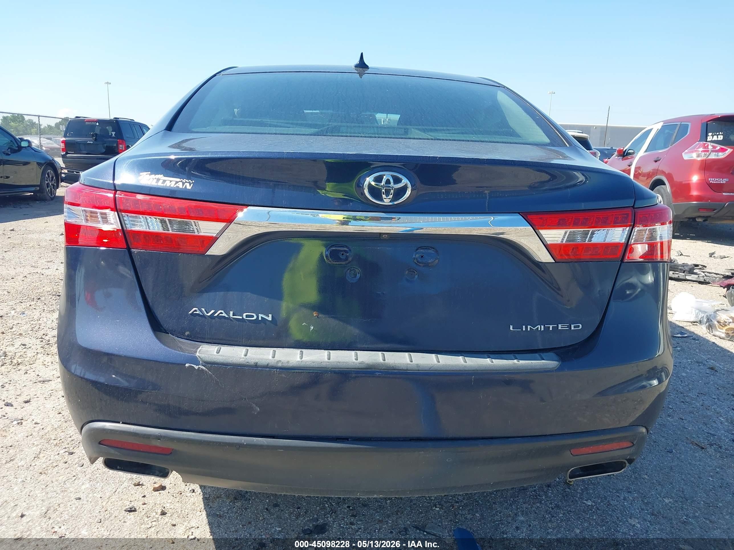2014 Toyota Avalon Limited Blue vin: 4T1BK1EB8EU085720