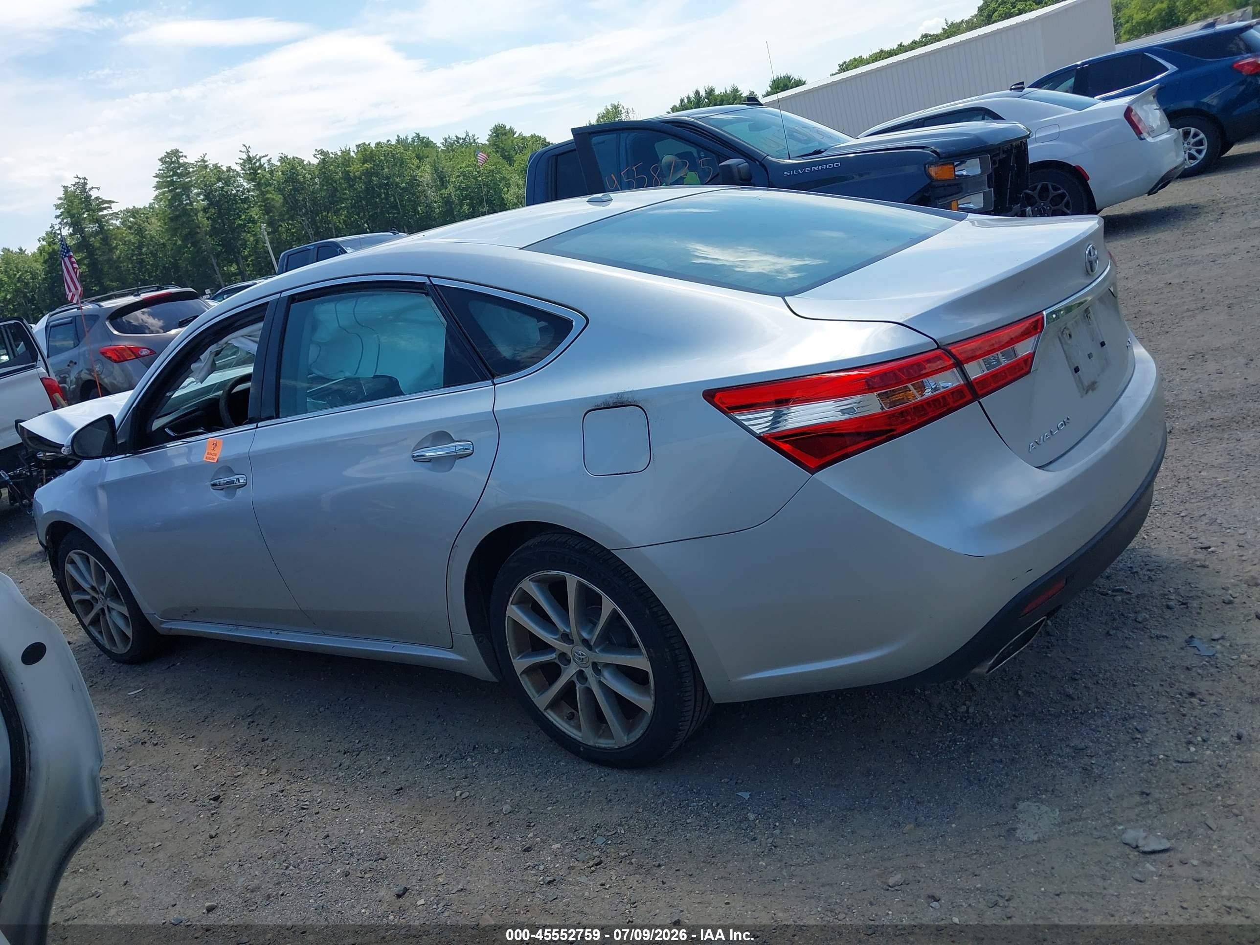 2014 Toyota Avalon Xle Touring Silver vin: 4T1BK1EB8EU109420