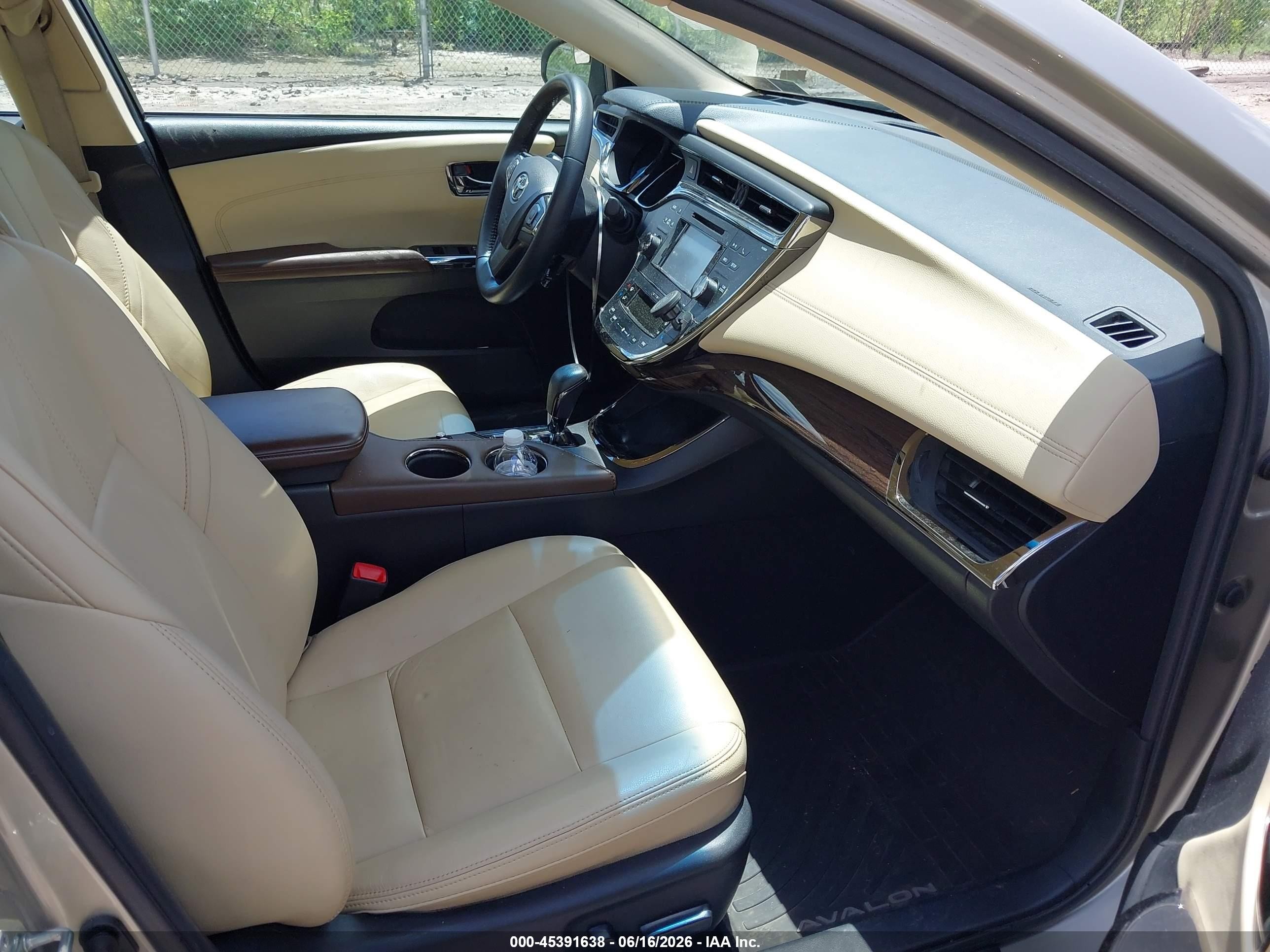 2014 Toyota Avalon Xle Cream vin: 4T1BK1EB8EU124158