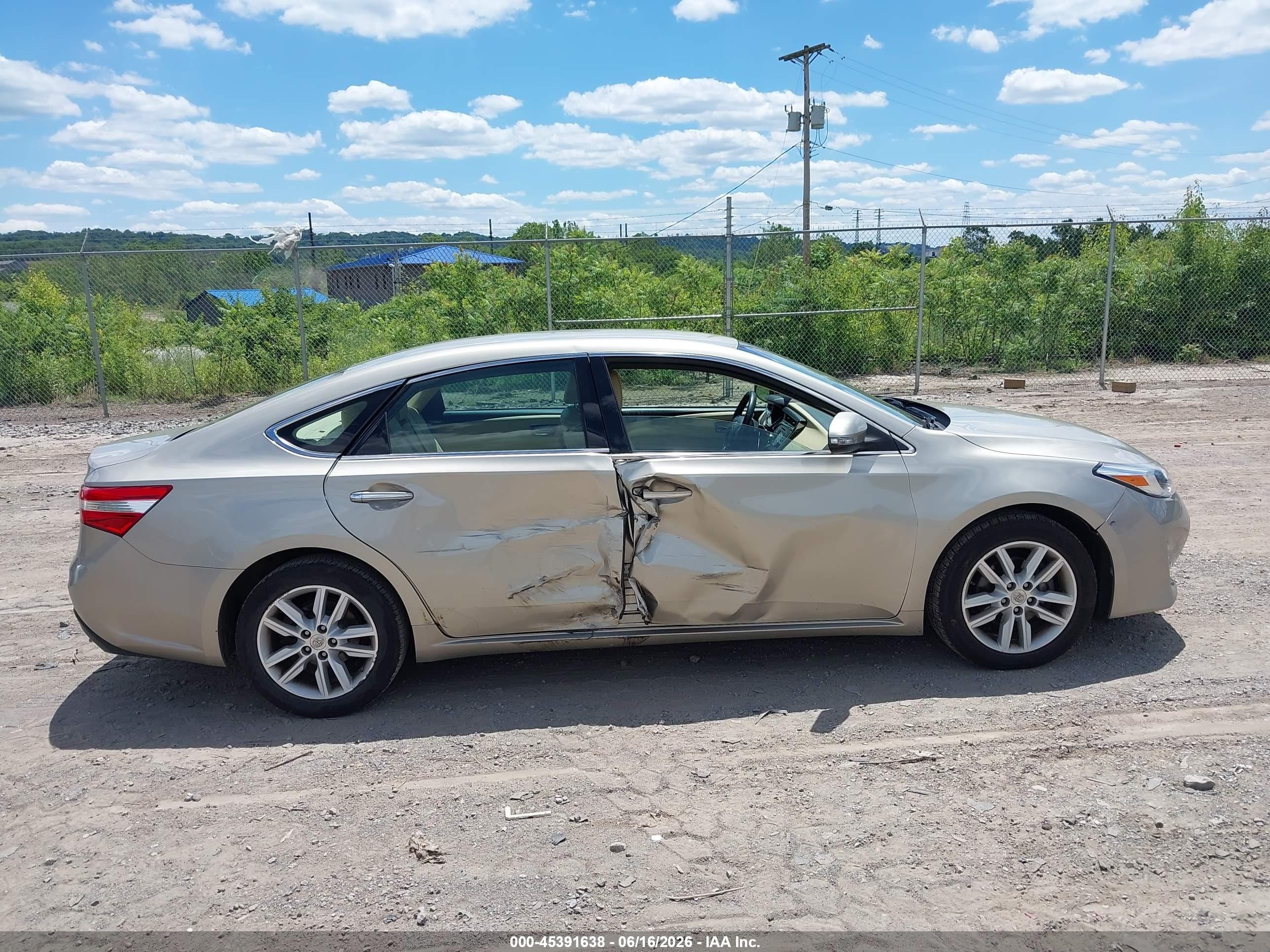 2014 Toyota Avalon Xle Cream vin: 4T1BK1EB8EU124158