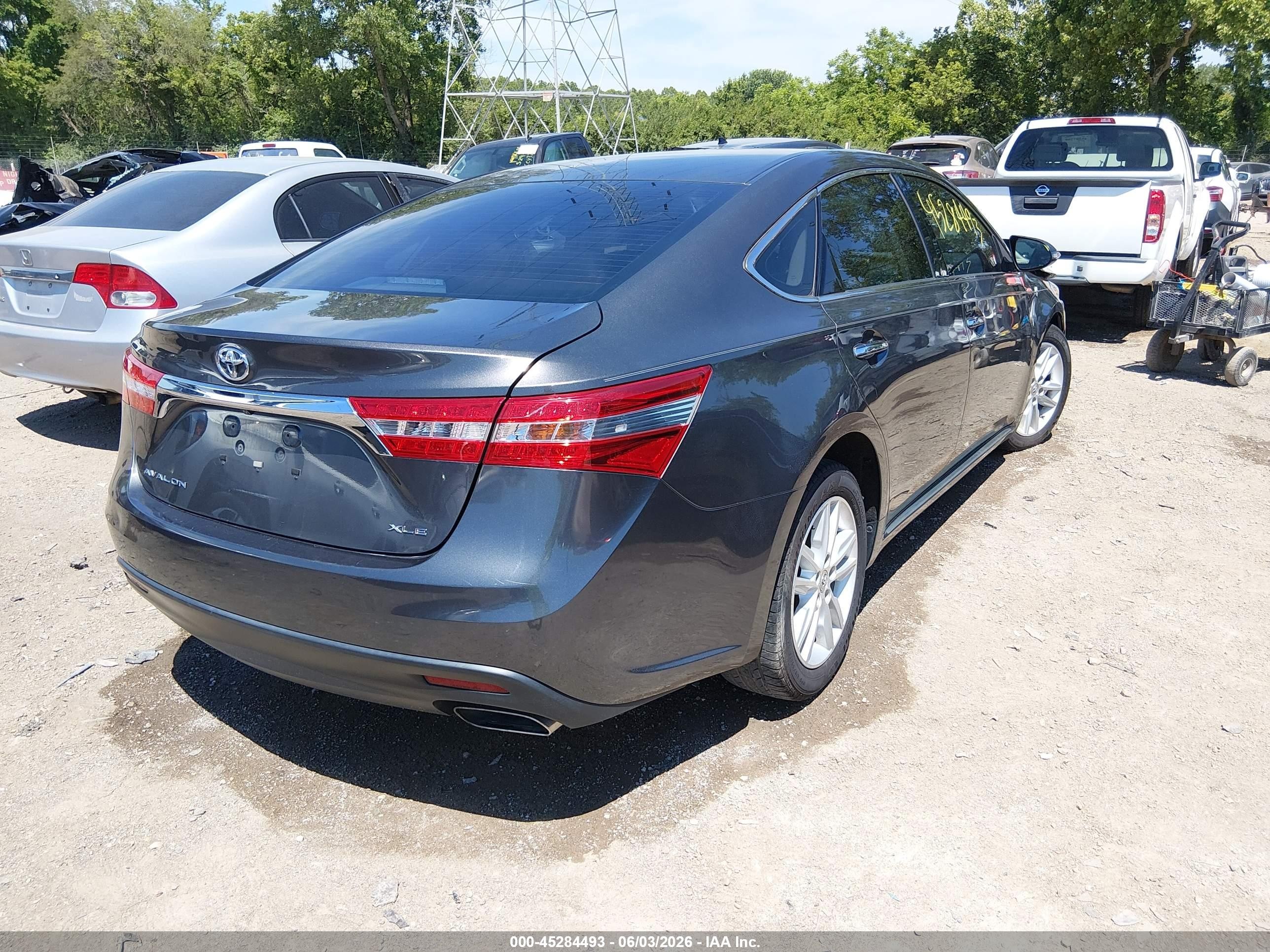 2014 Toyota Avalon Xle Gray vin: 4T1BK1EB8EU131109