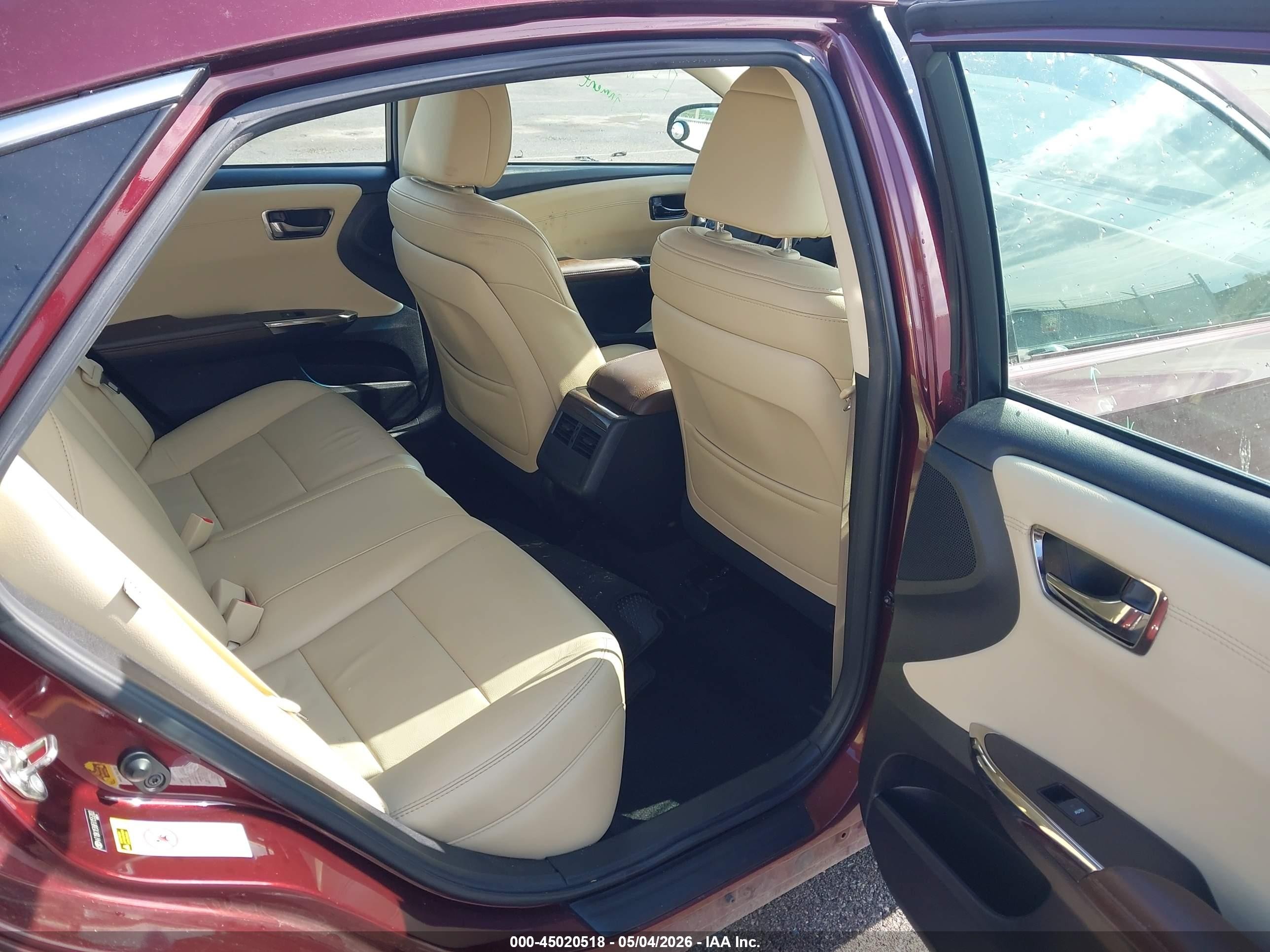 2015 Toyota Avalon Xle Темно-бордовый vin: 4T1BK1EB8FU155203