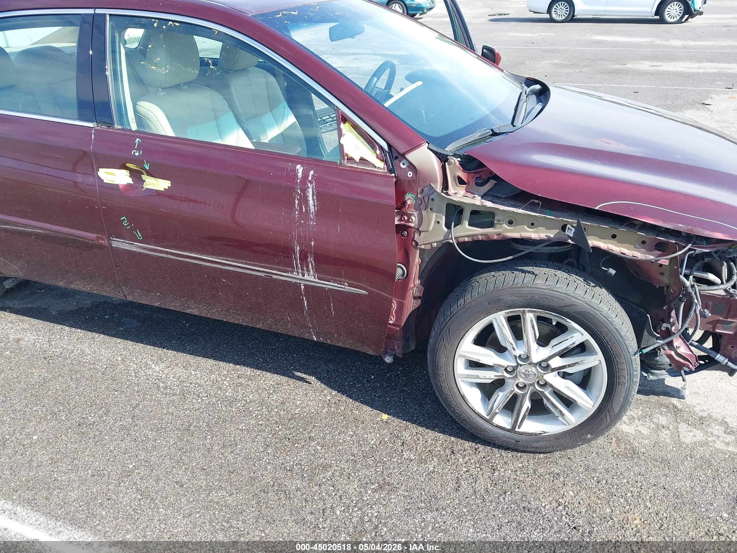 2015 Toyota Avalon Xle Темно-бордовый vin: 4T1BK1EB8FU155203