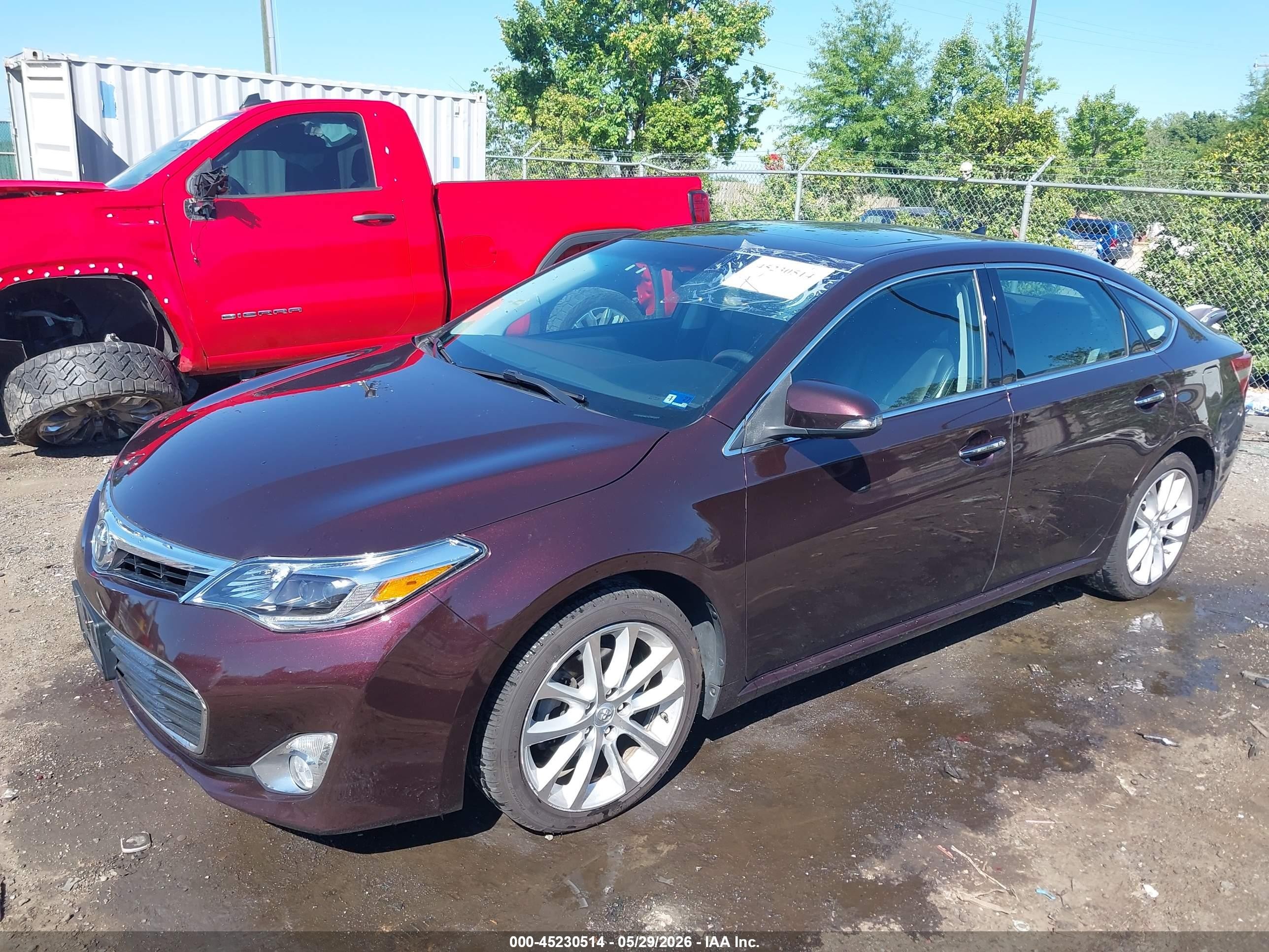 2015 Toyota Avalon Limited Purple vin: 4T1BK1EB8FU163298