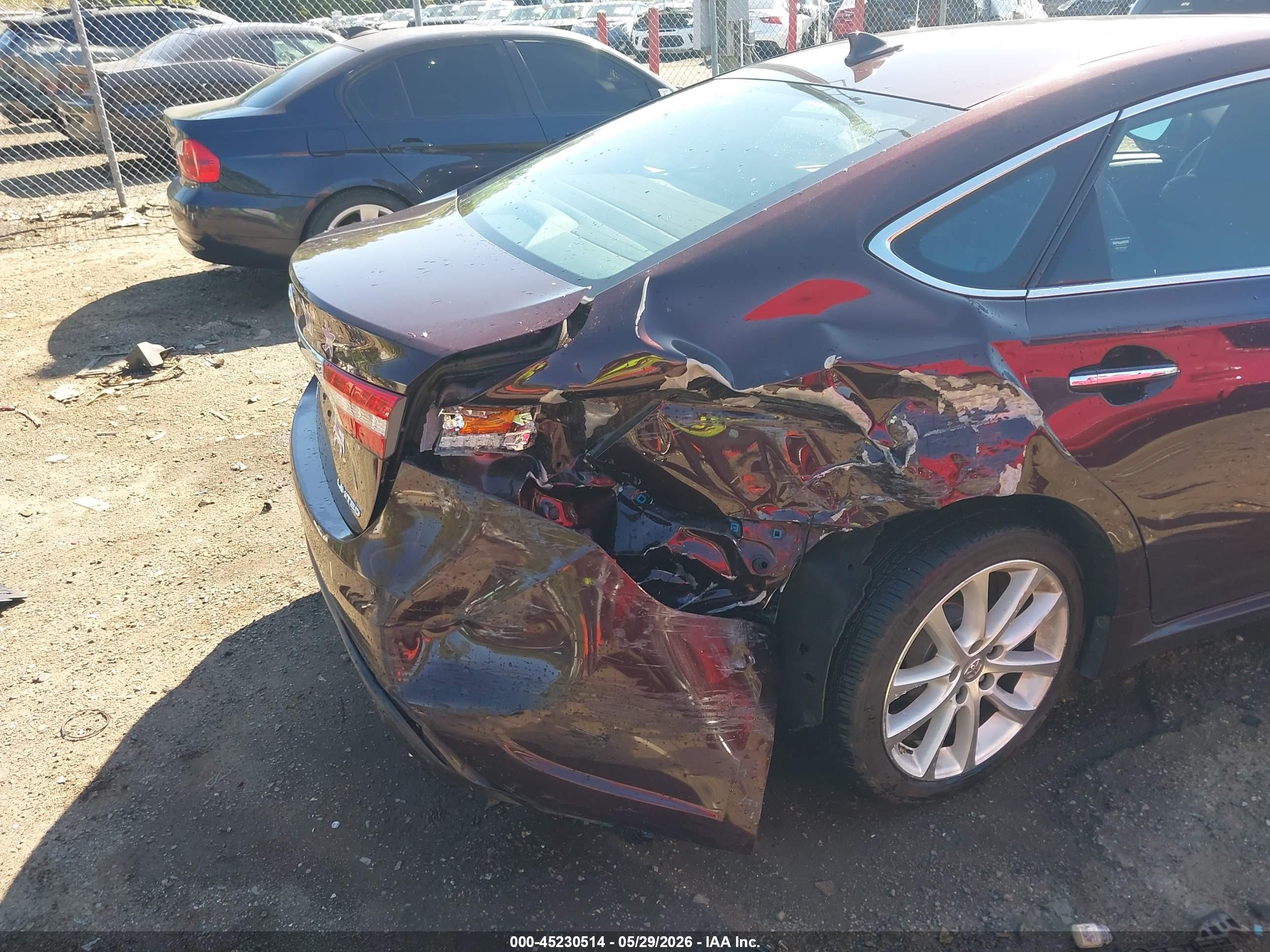 2015 Toyota Avalon Limited Purple vin: 4T1BK1EB8FU163298
