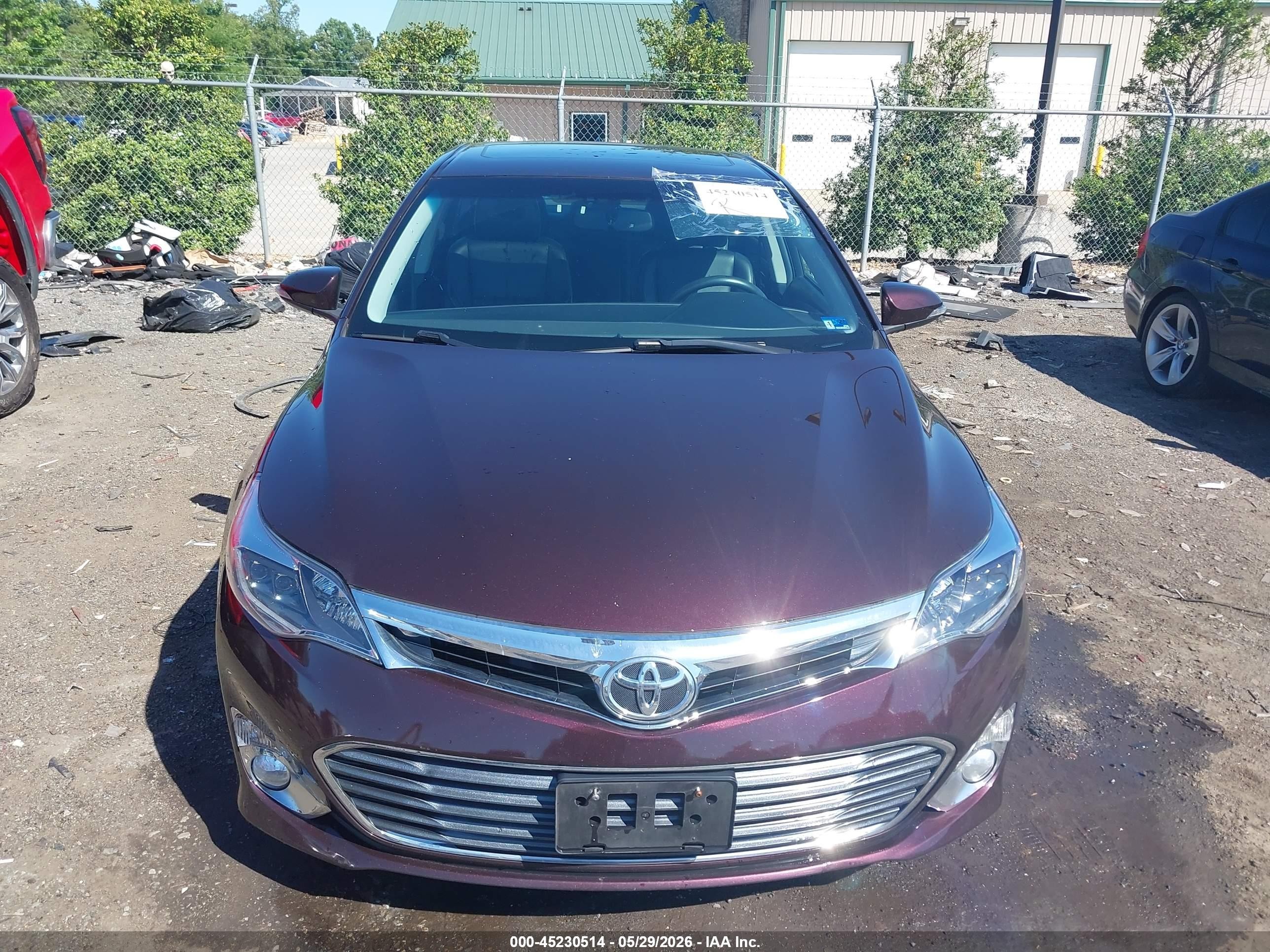 2015 Toyota Avalon Limited Purple vin: 4T1BK1EB8FU163298