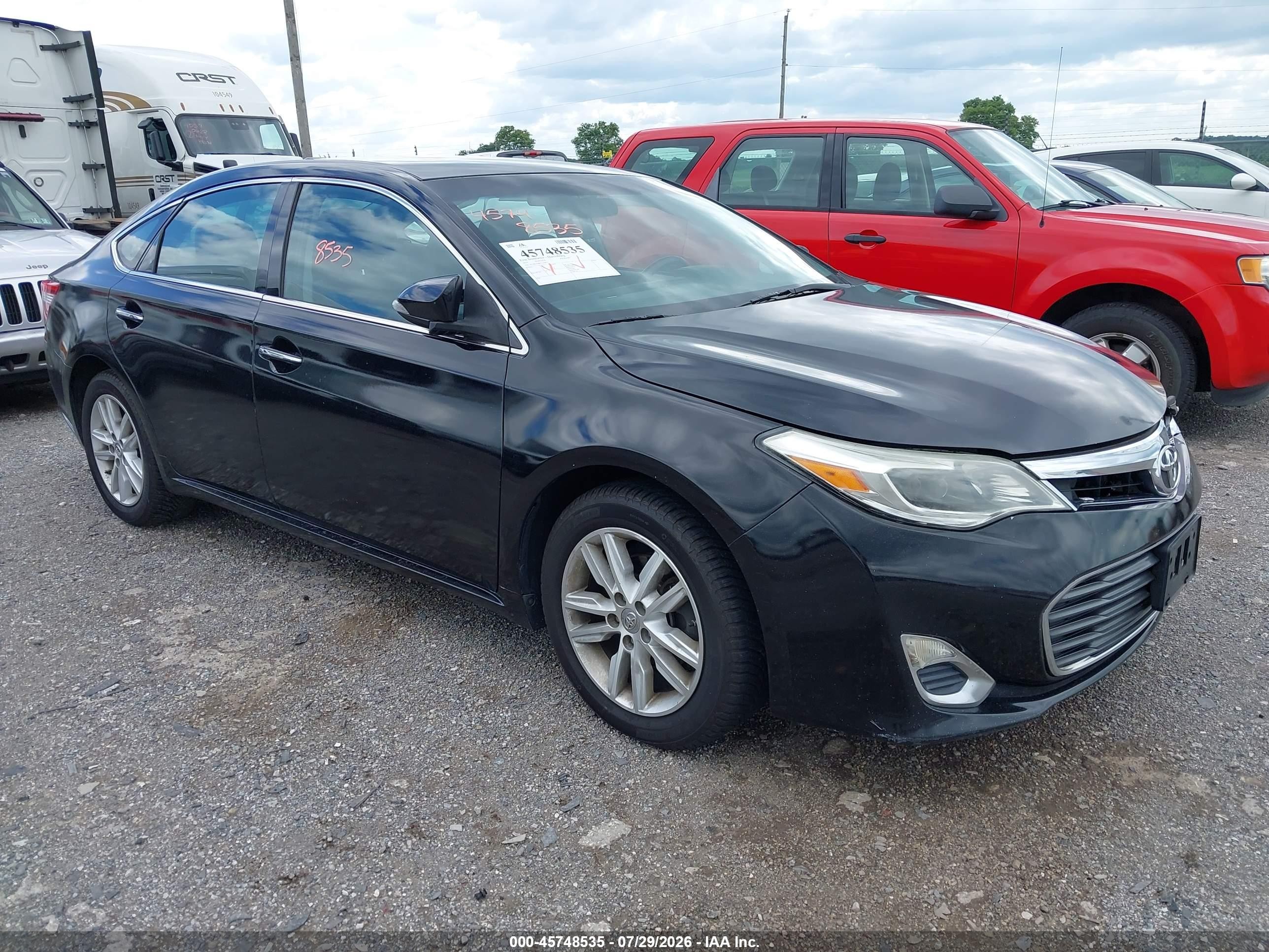 2015 Toyota Avalon Xle Black vin: 4T1BK1EB8FU165813