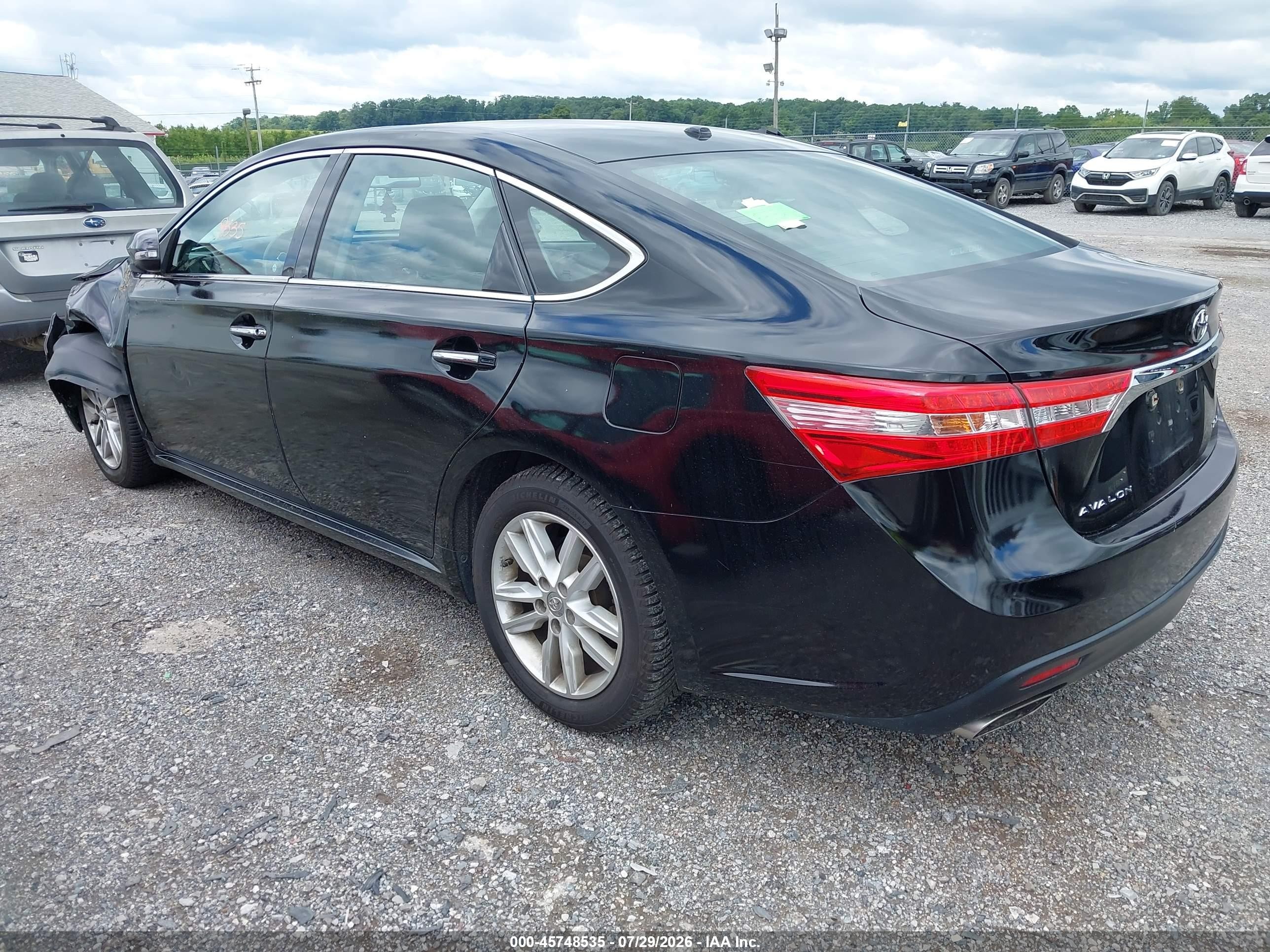 2015 Toyota Avalon Xle Black vin: 4T1BK1EB8FU165813