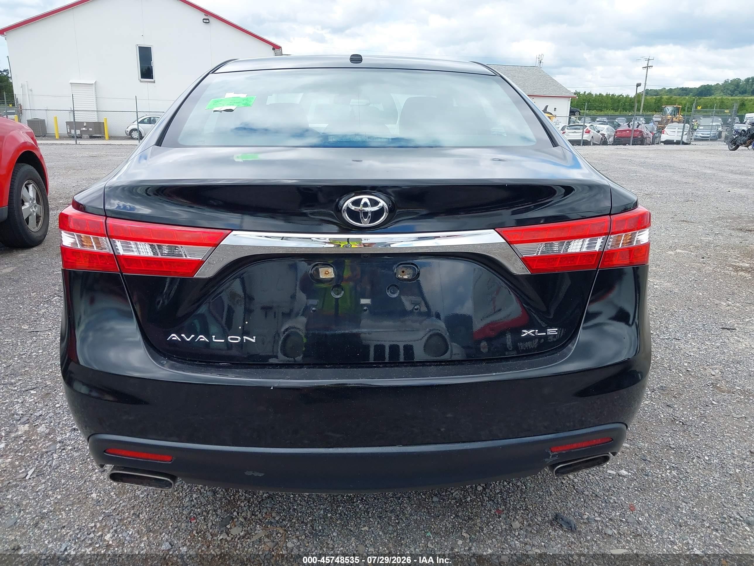 2015 Toyota Avalon Xle Black vin: 4T1BK1EB8FU165813