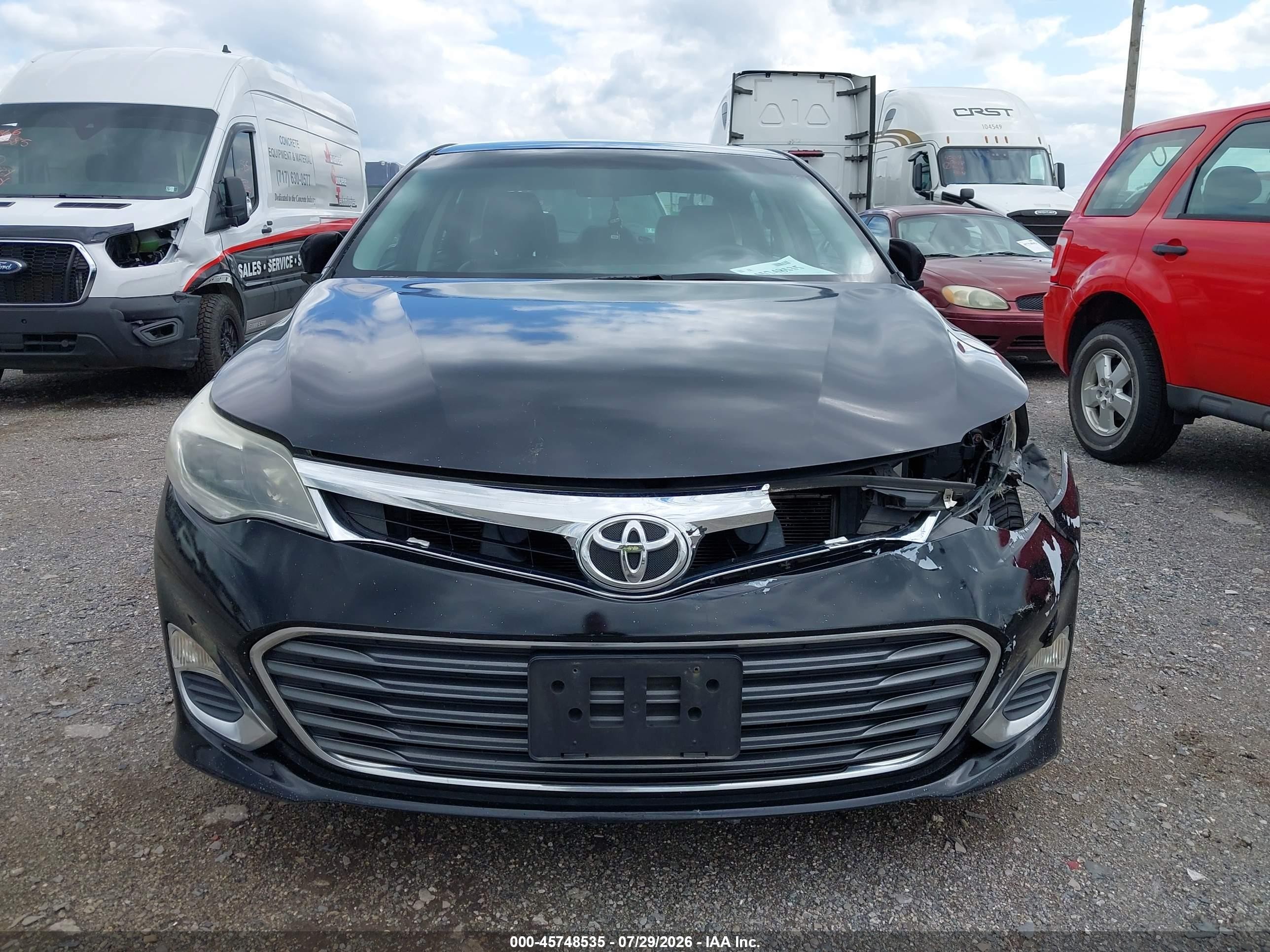 2015 Toyota Avalon Xle Black vin: 4T1BK1EB8FU165813