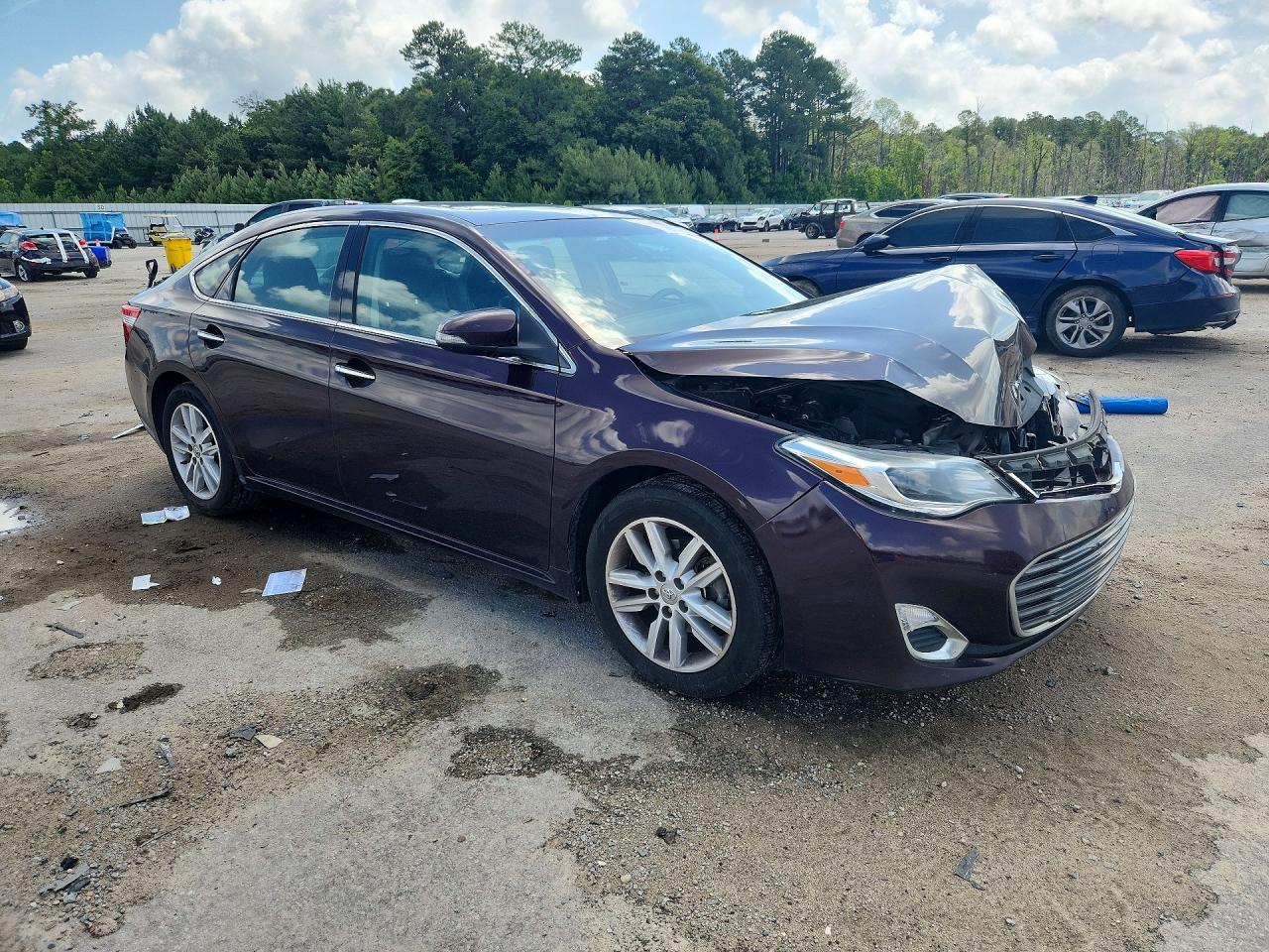 2015 Toyota Avalon Xle Premium Purple vin: 4T1BK1EB8FU177539