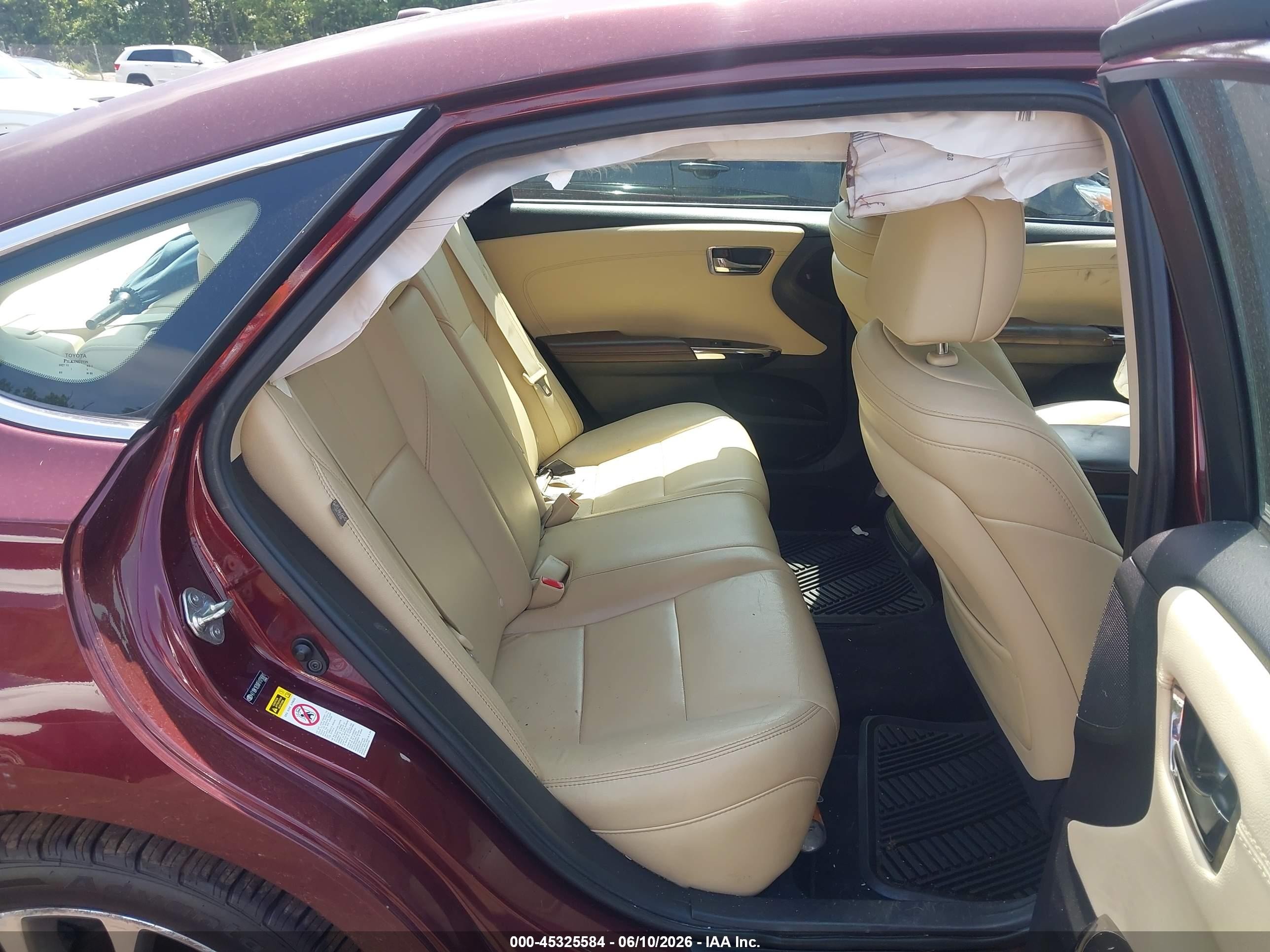 2015 Toyota Avalon Xle Touring Burgundy vin: 4T1BK1EB8FU179081