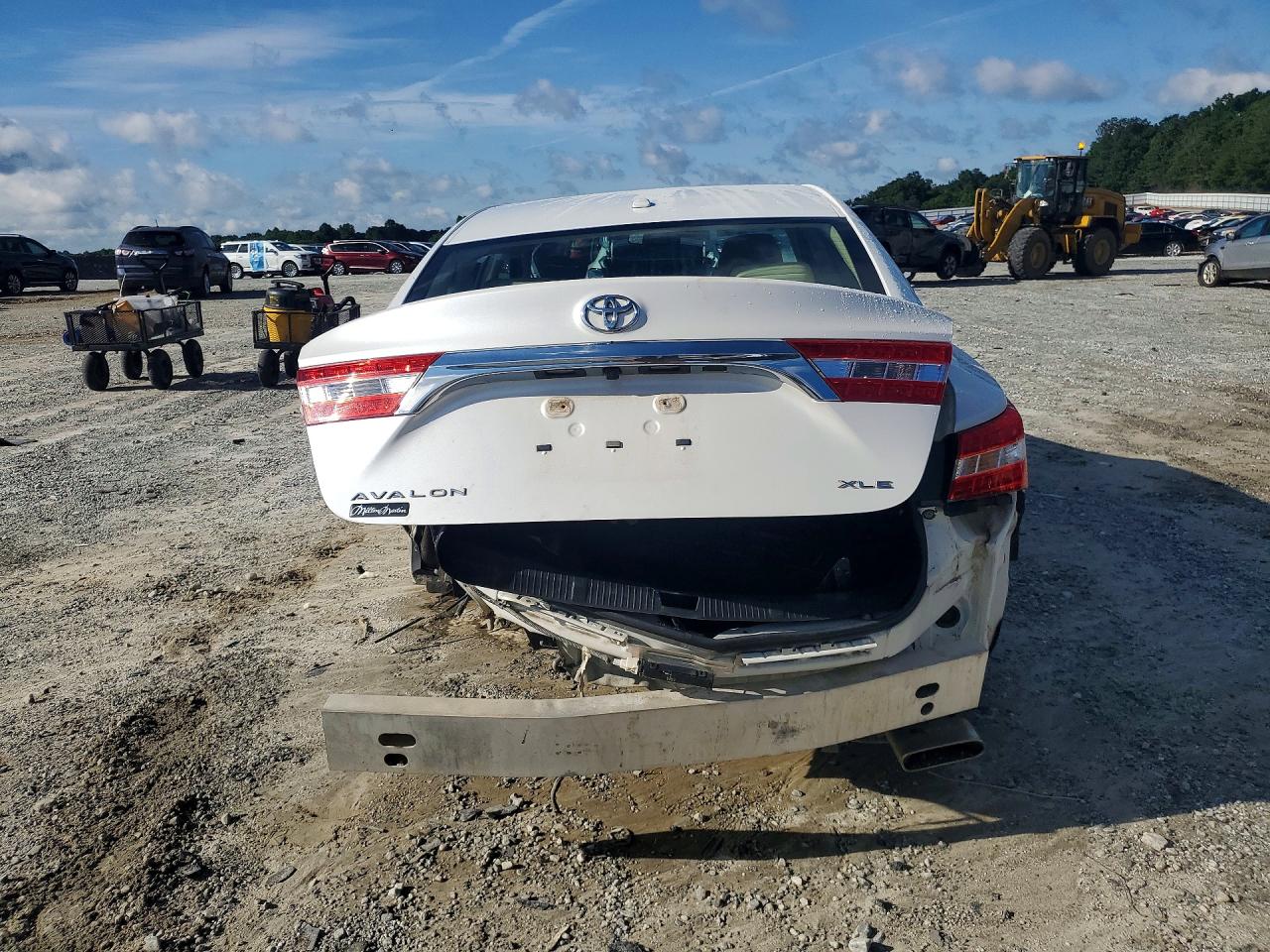 2015 Toyota Avalon Xle White vin: 4T1BK1EB8FU179422